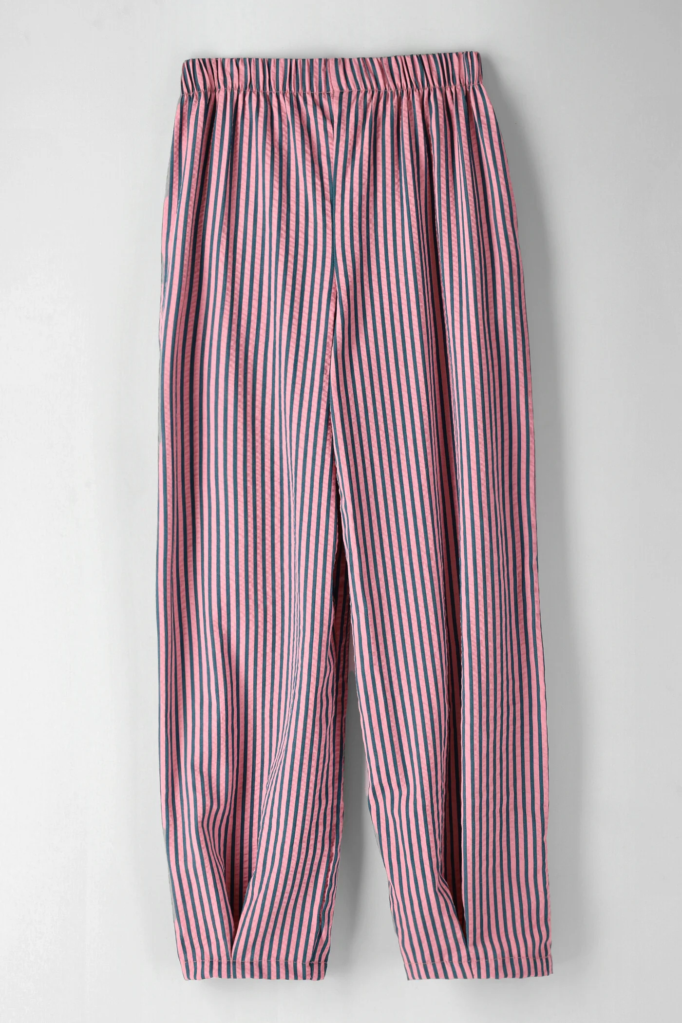 Girls Stripe Barrel Leg Pull On Pant - Pink - Image 2
