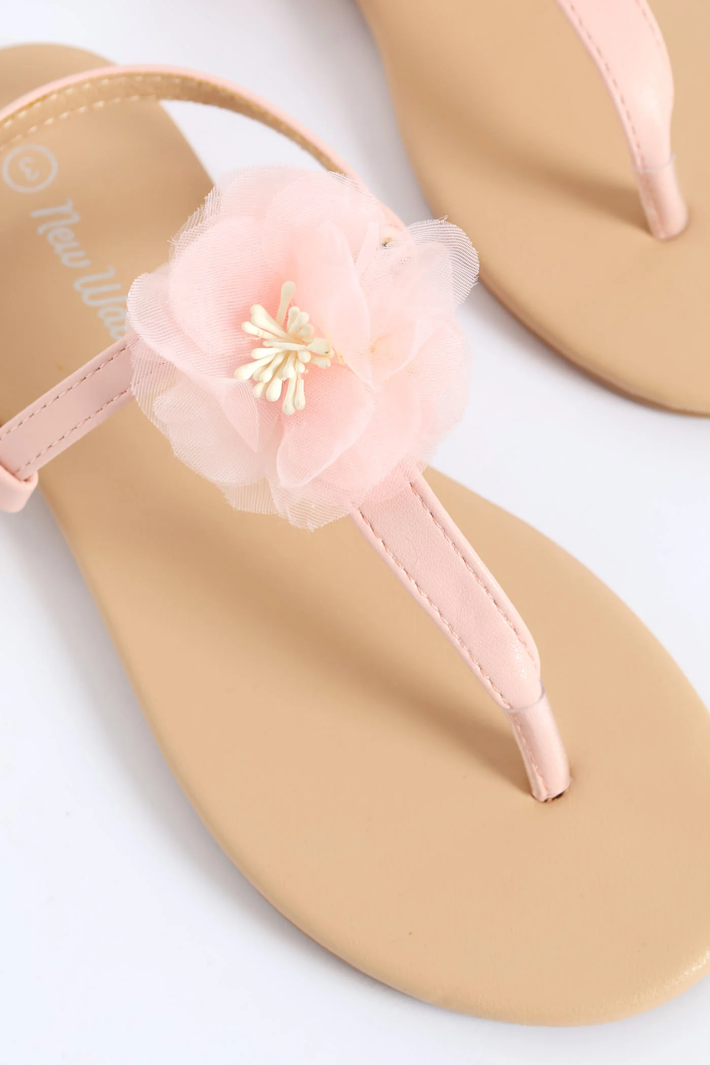 Girls Thong Sandal - Blush - Image 2