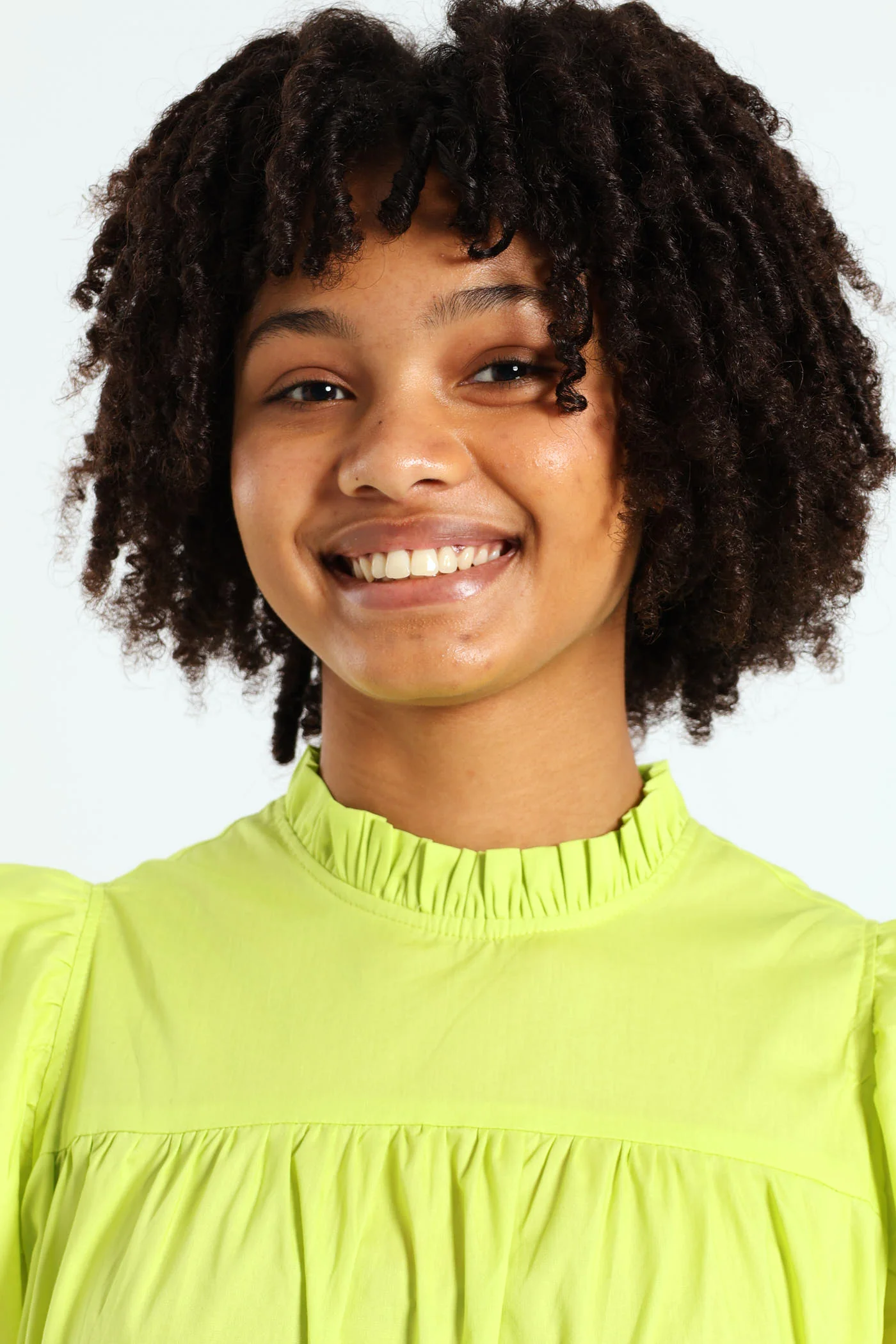 Girls Tiered Dress - Lime - Image 5