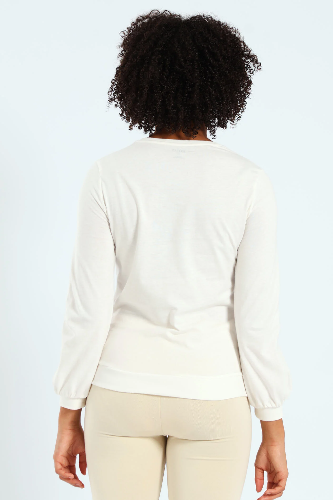 Girls Toni Blouson Print Tee - Off White - Image 3