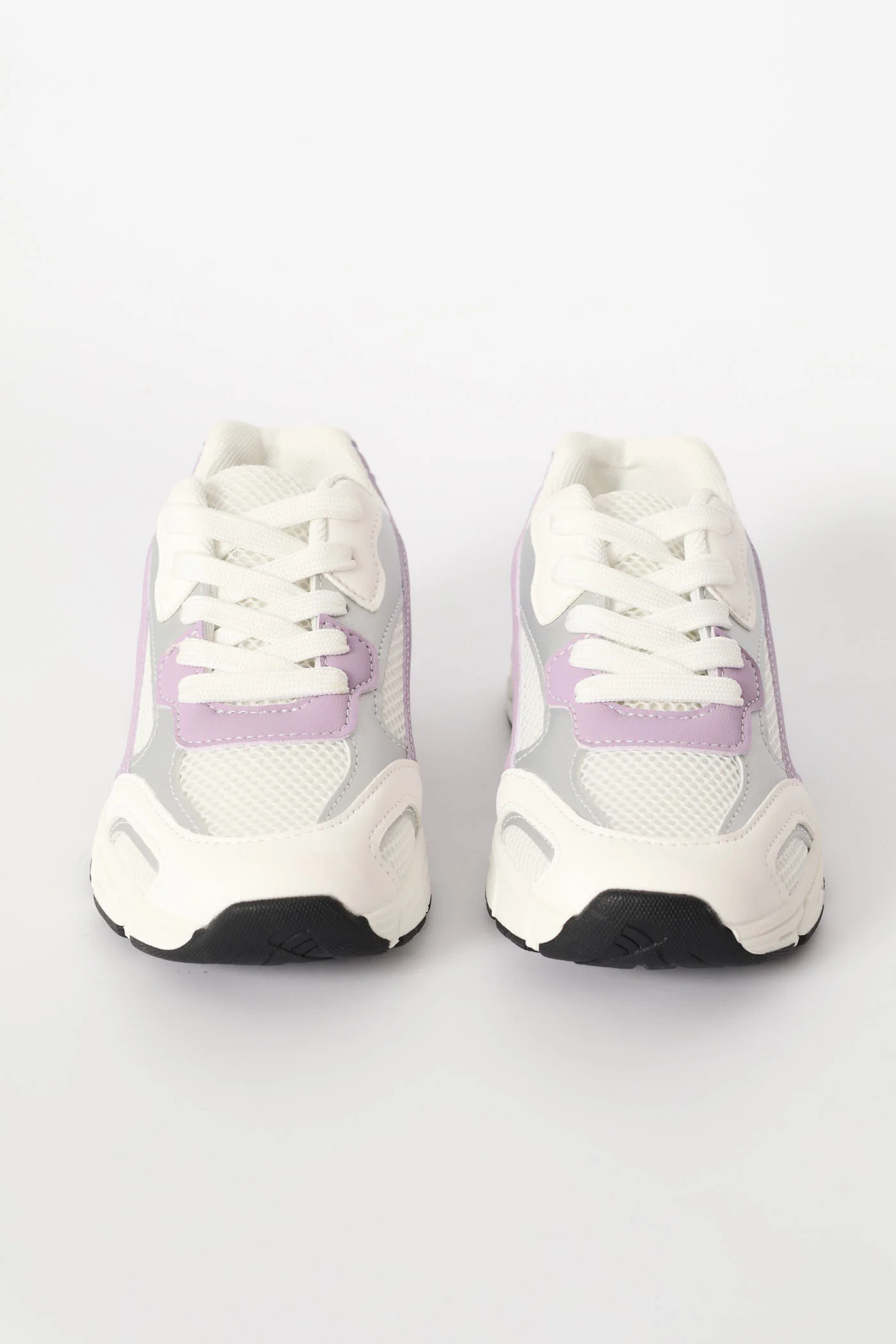 Girls Trainer - White/Lilac - Image 5