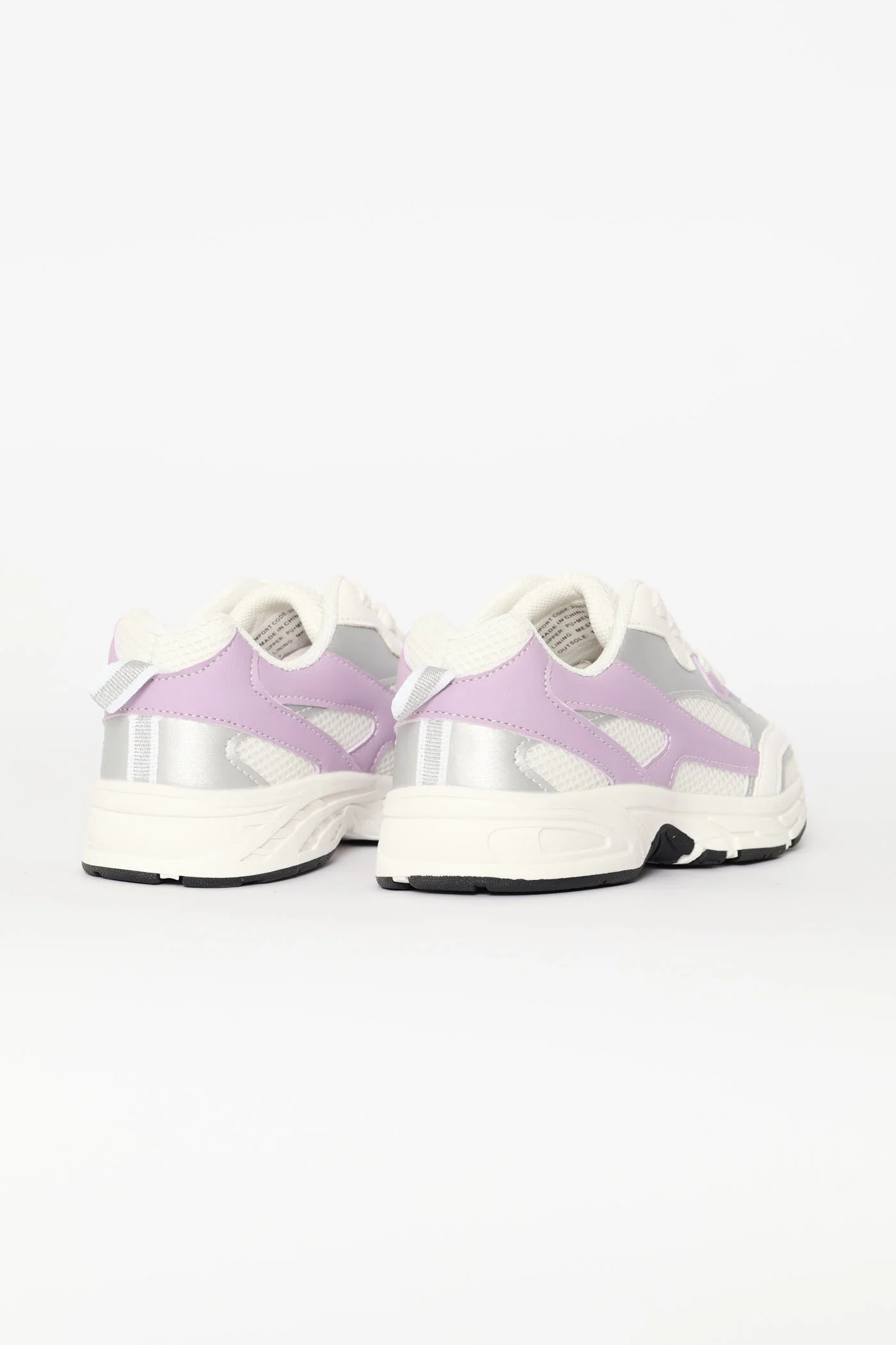Girls Trainer - White/Lilac - Image 6