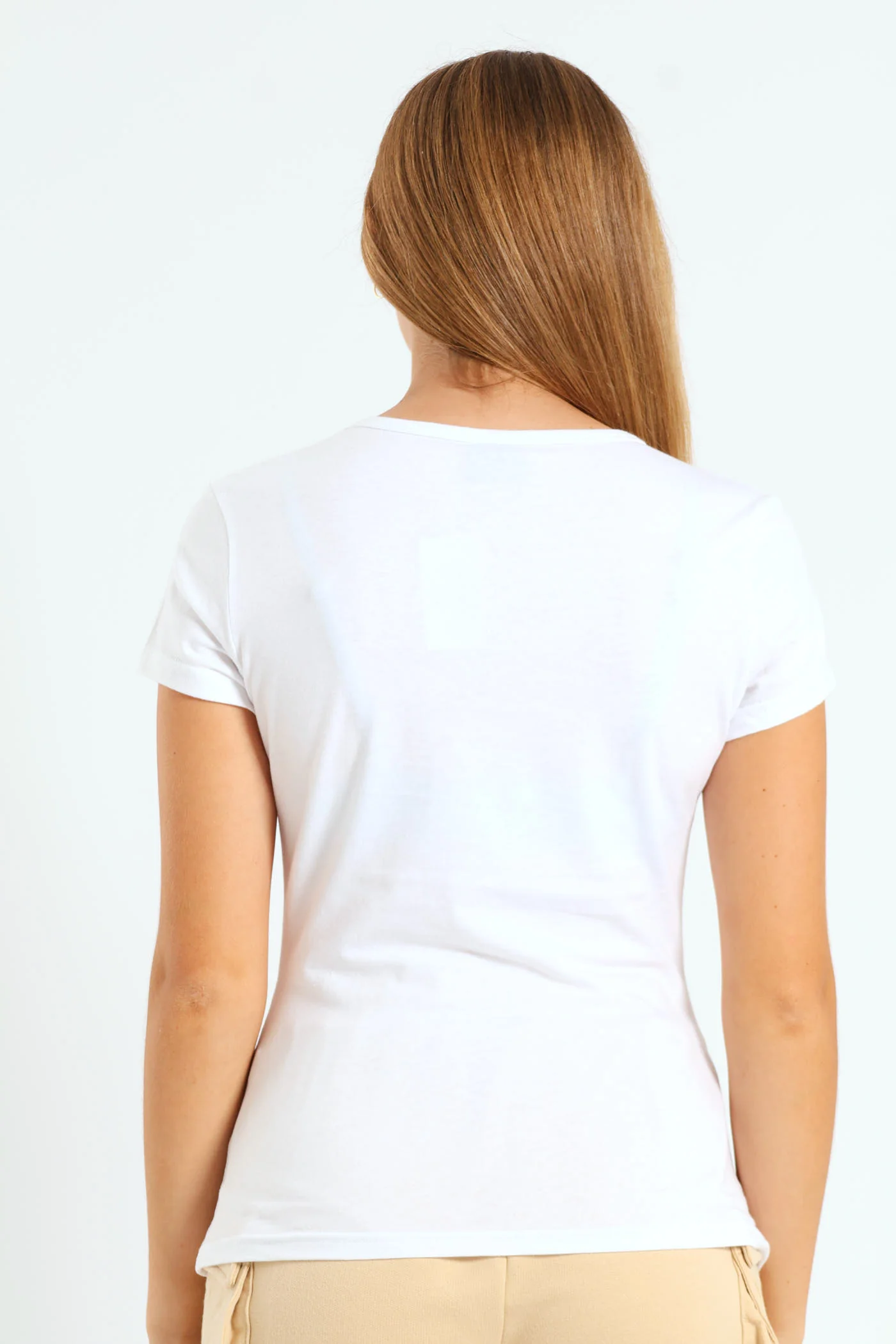 Girls Valentine Tee - White - Image 3