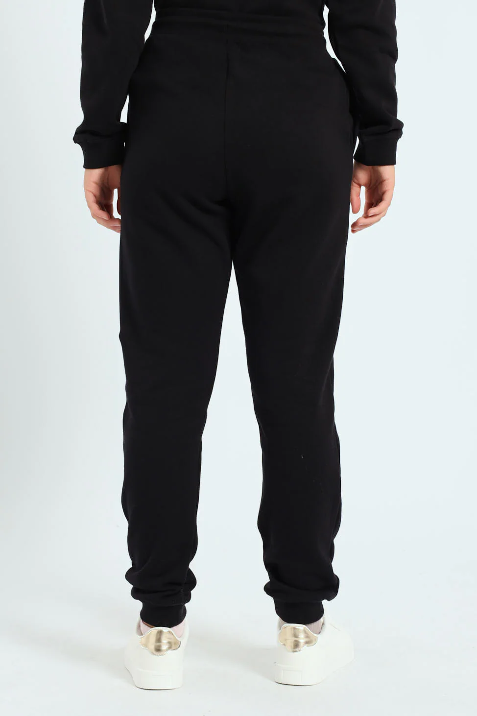 Girls Wendy Fleece Jogger - Black - Image 4