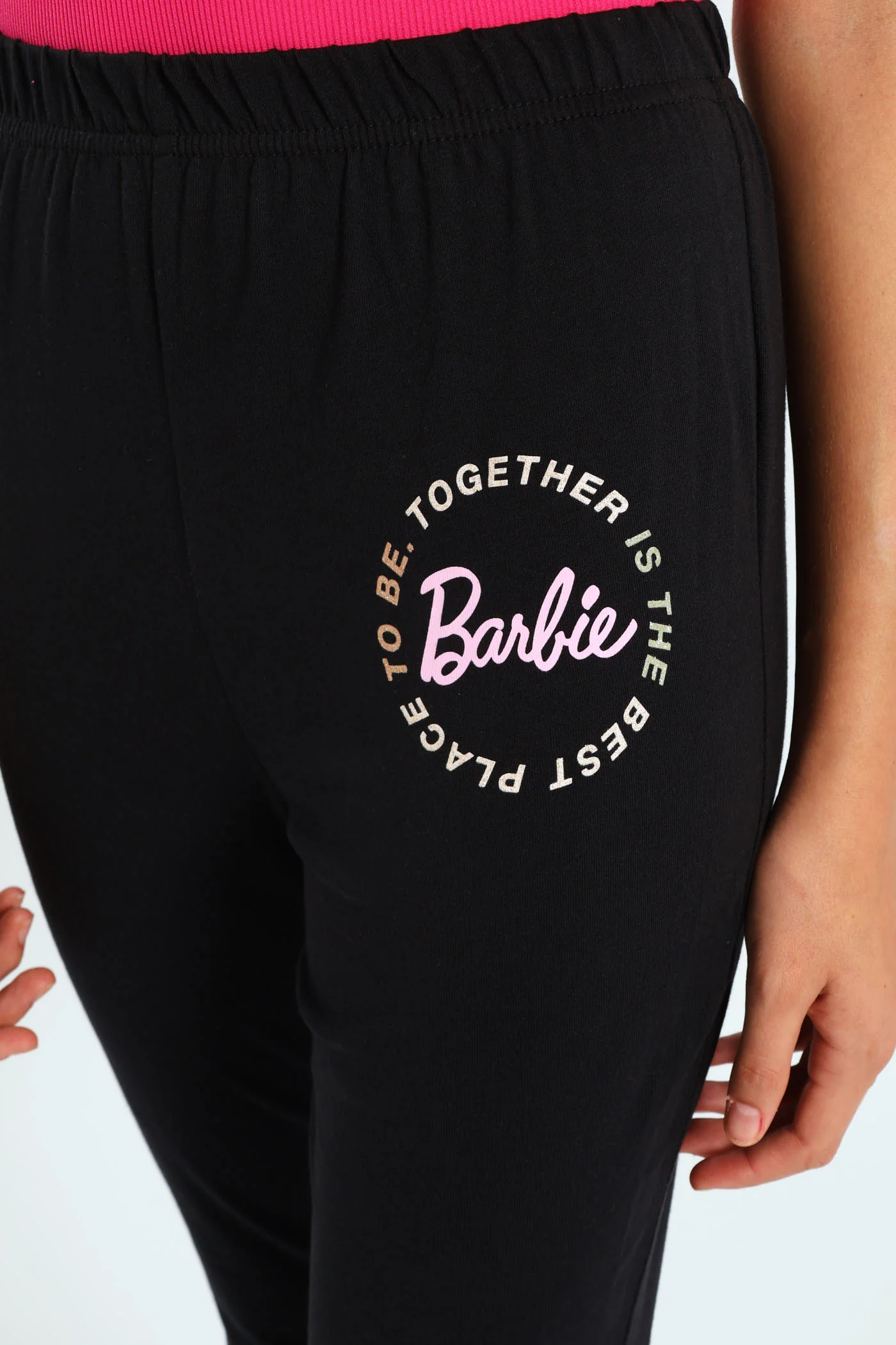 Girls Wide Leg Legging - Black - Image 2