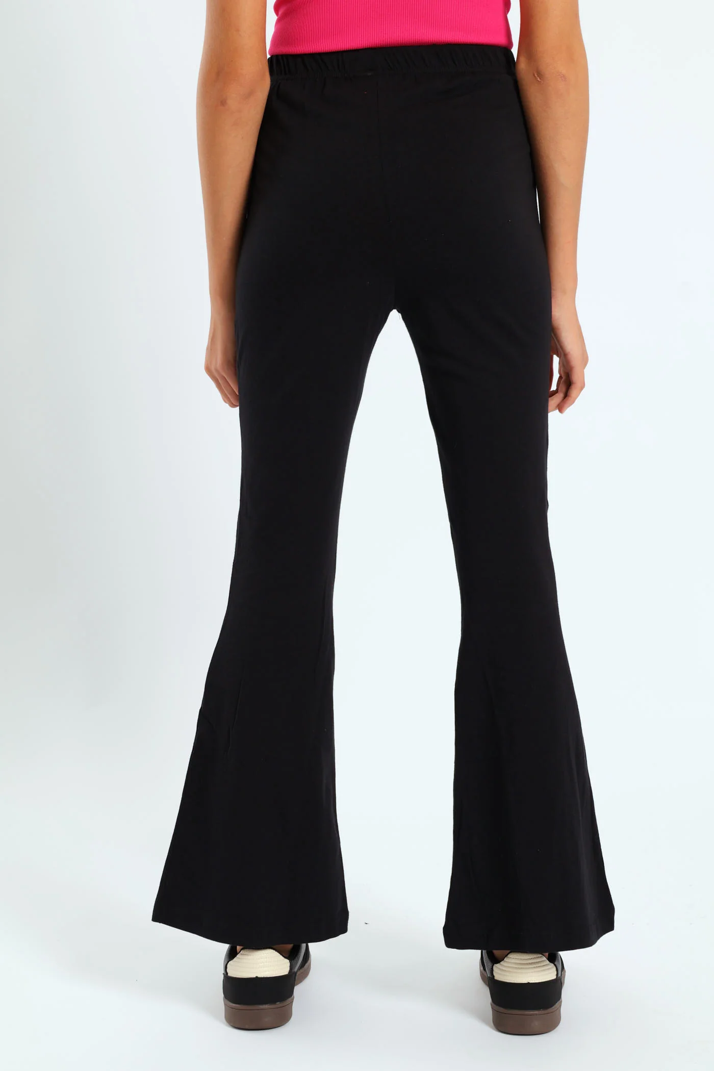 Girls Wide Leg Legging - Black - Image 3