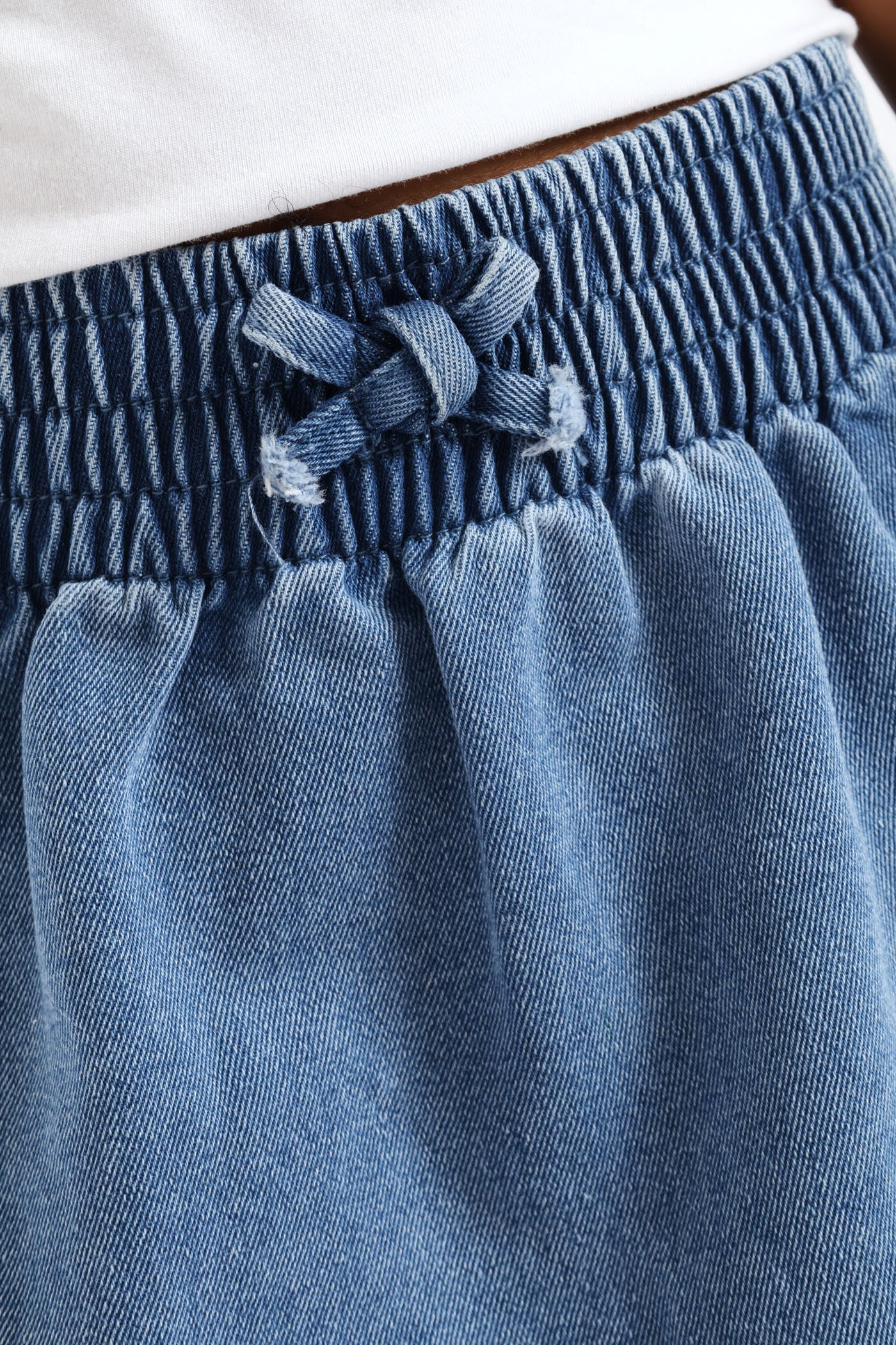Girls Woven Skirt - Blue - Image 2