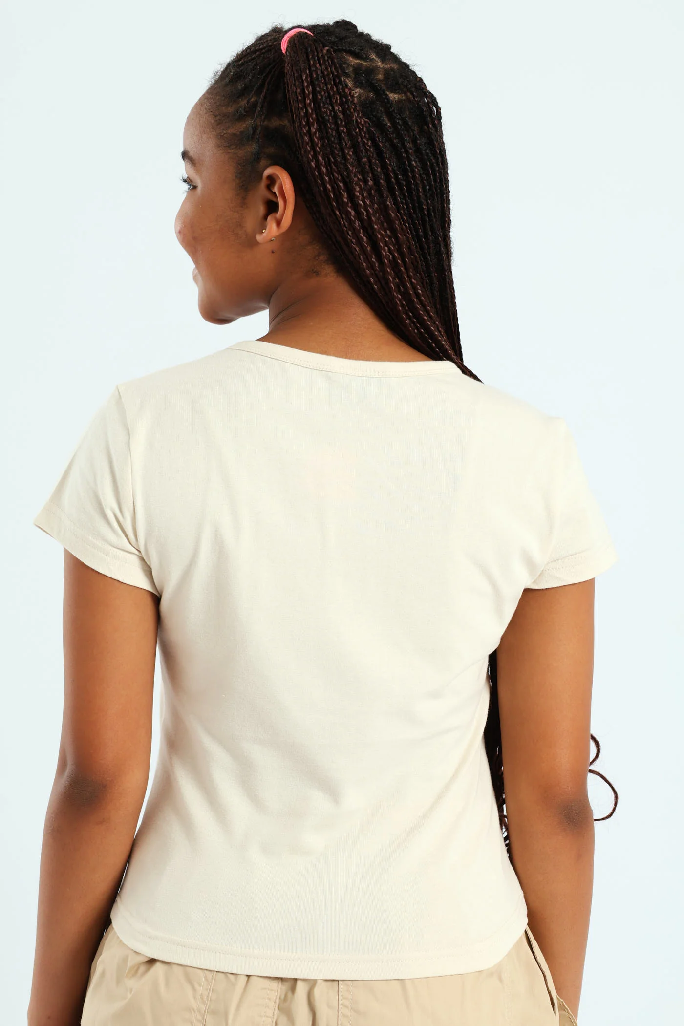 Girls Yacht Regular Tee - Stone - Image 5