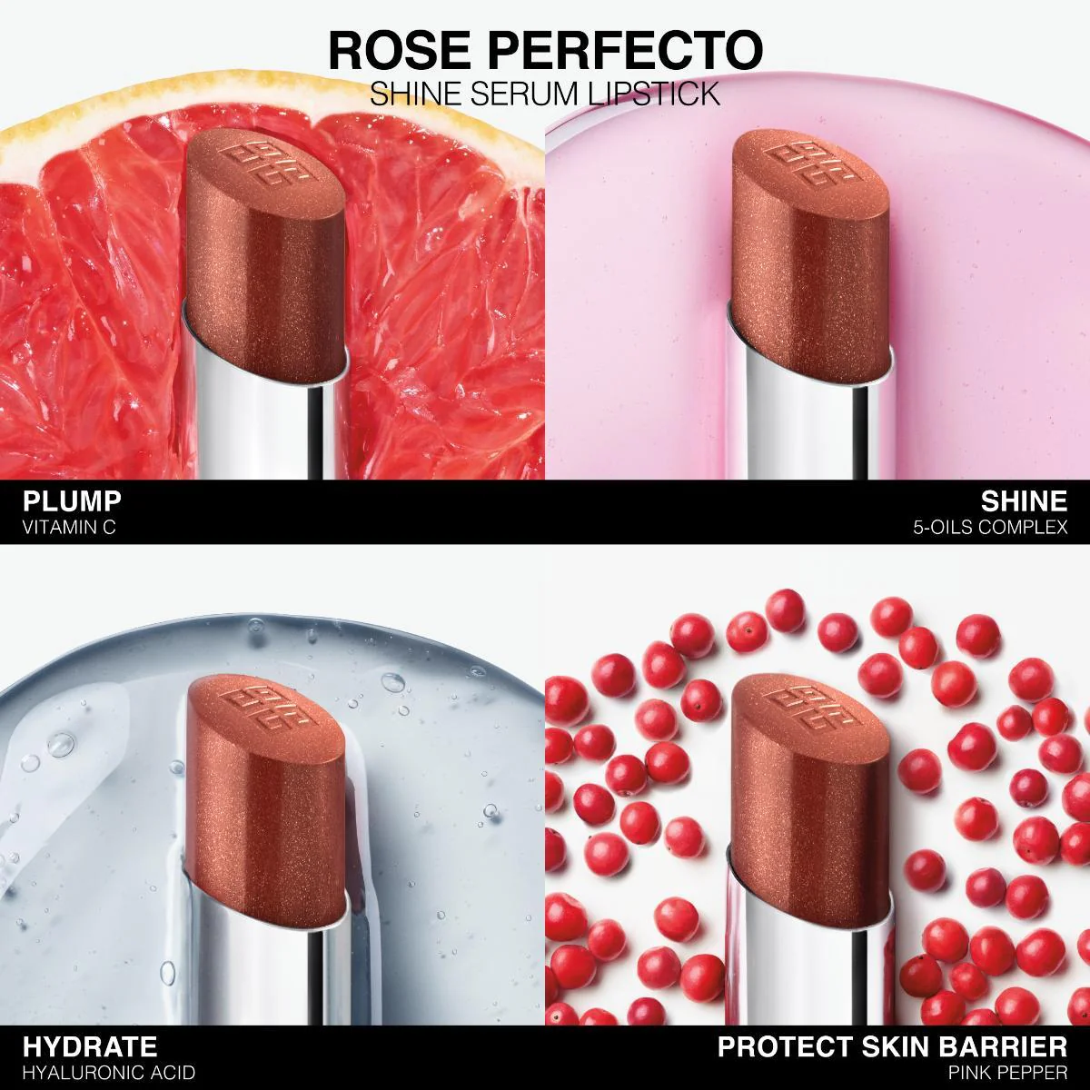 Rose Perfecto Shine Serum Lipstick - Image 29