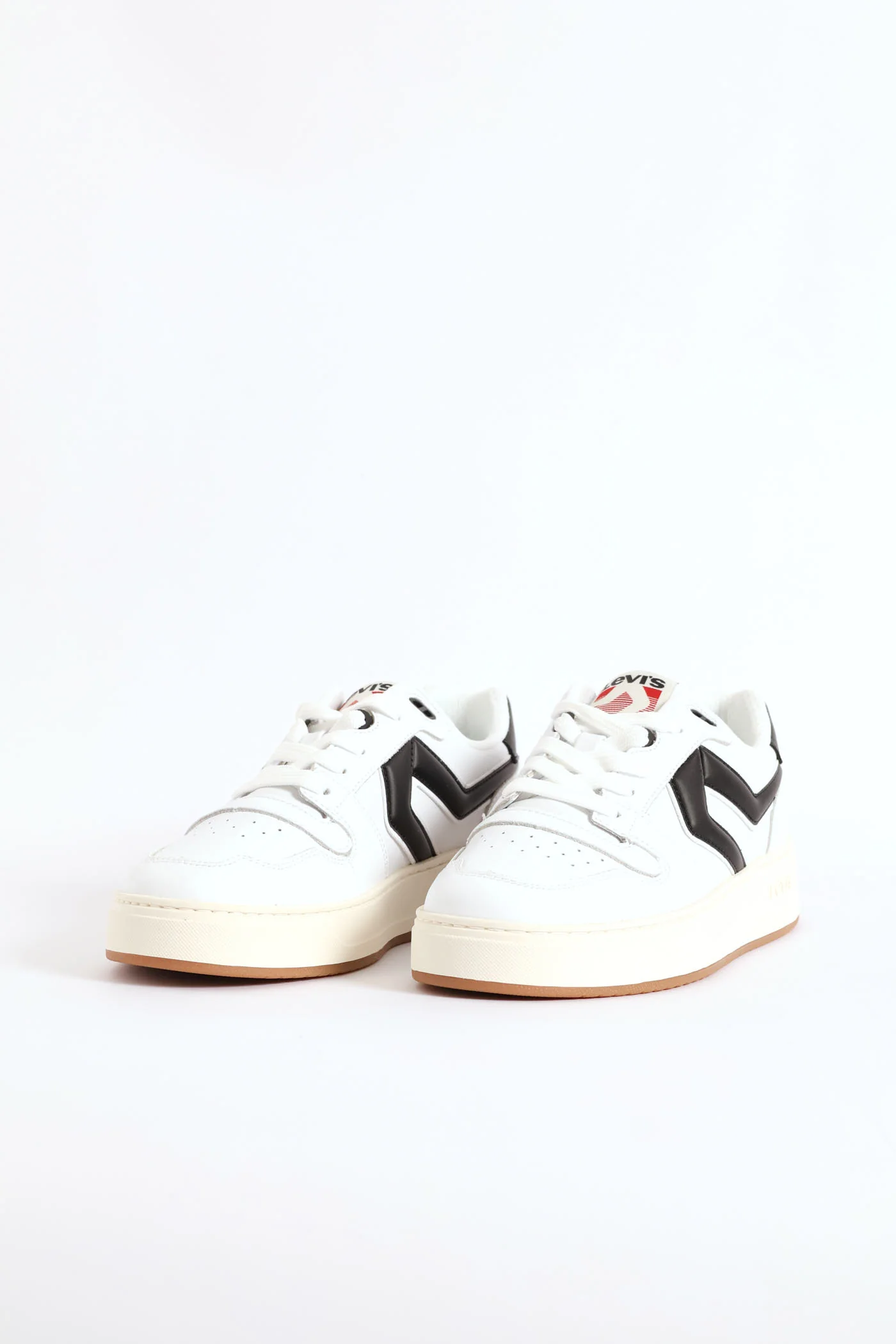 Glide Court Sneaker - White/Black - Image 3