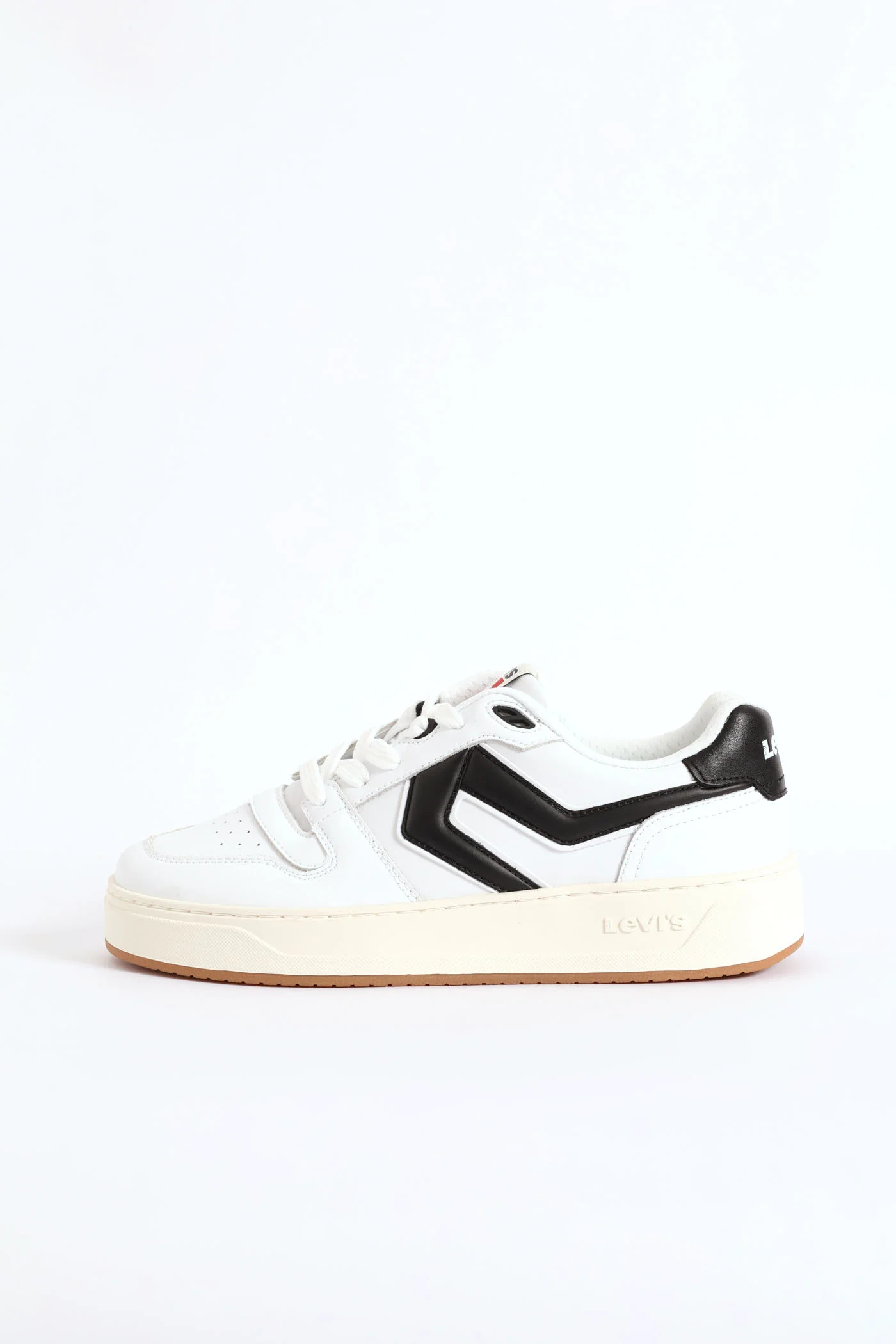 Glide Court Sneaker - White/Black - Image 5