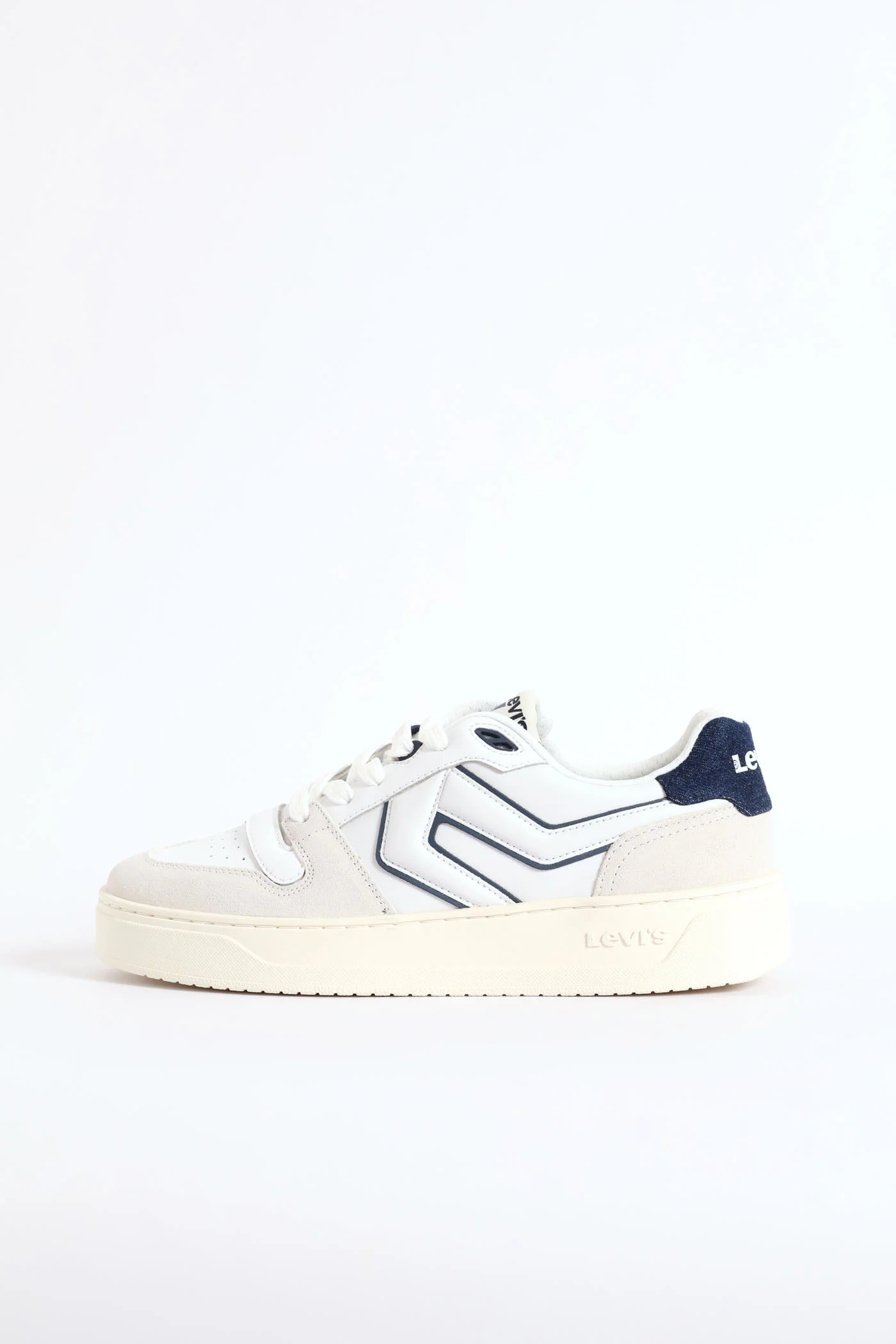 Glide Court Sneaker - White/Grey - Image 5