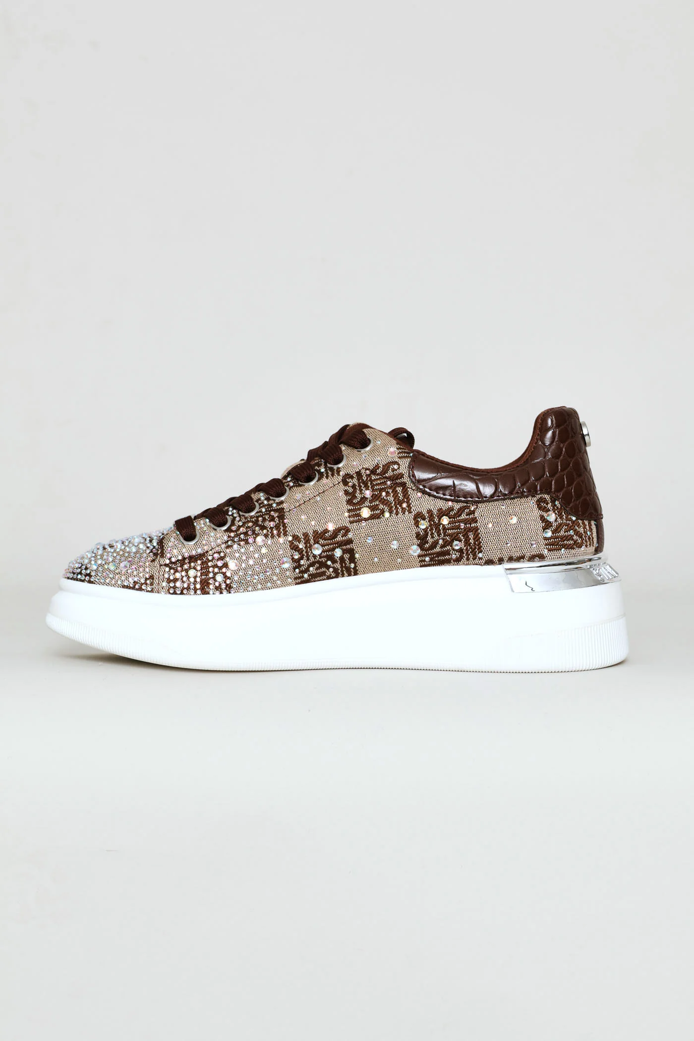 Glider Momgram Sneaker - Brown - Image 4