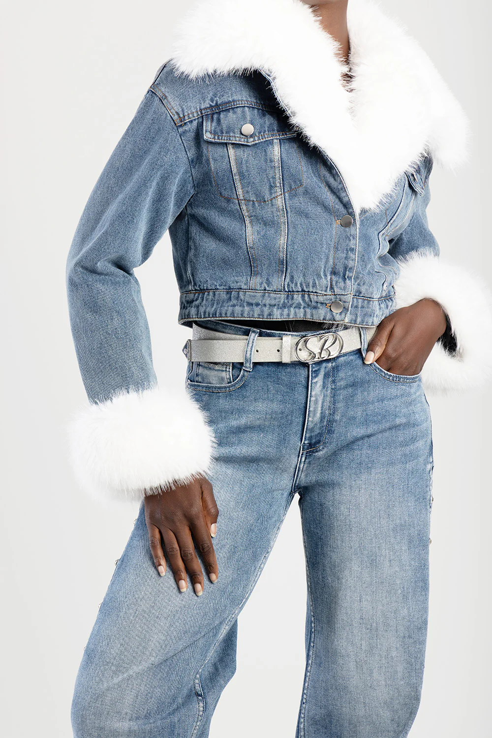 Glitter Belt - Silver - Image 5