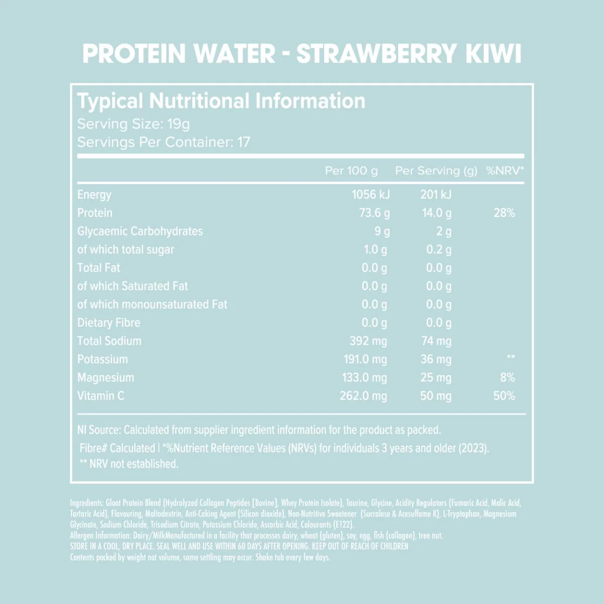 Protein Water Kiwi Strawberry - Image 2
