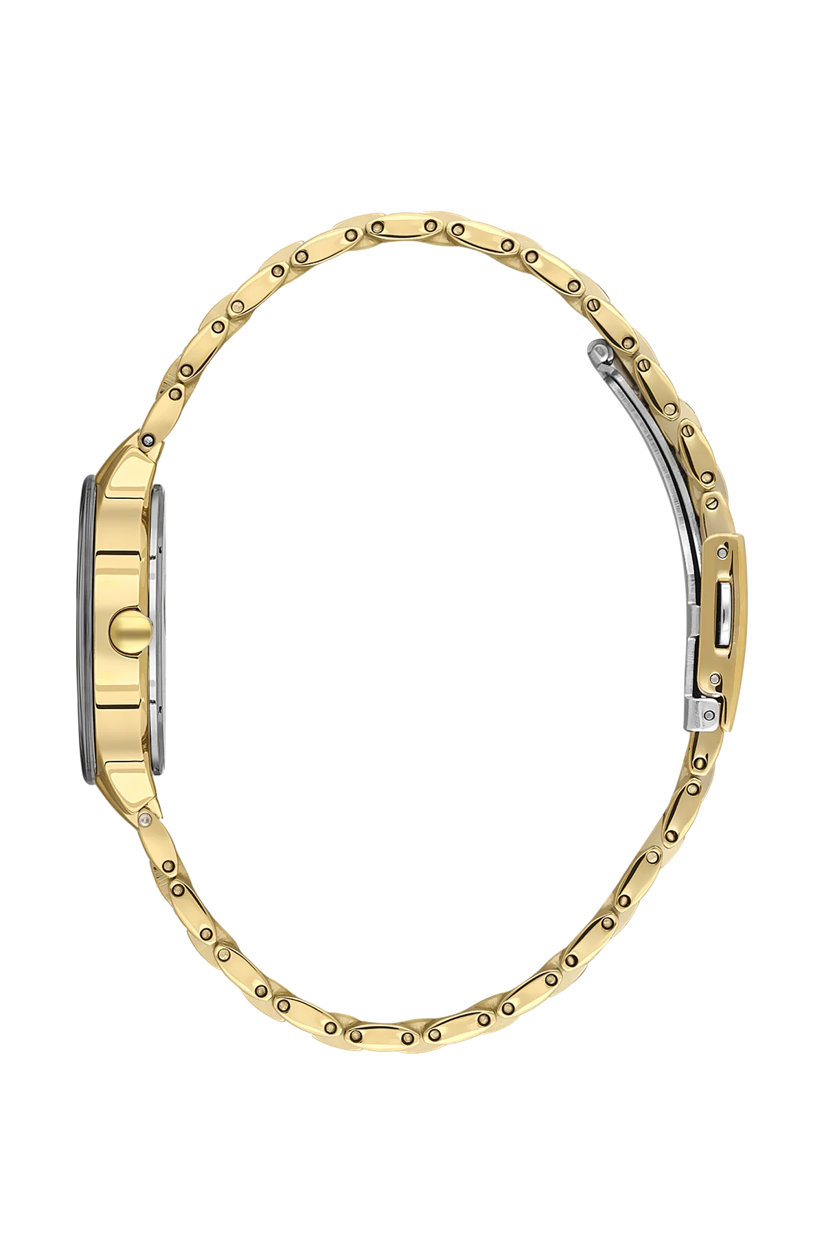 Gold Black Dial Bracelet Watch - Gold - Image 2