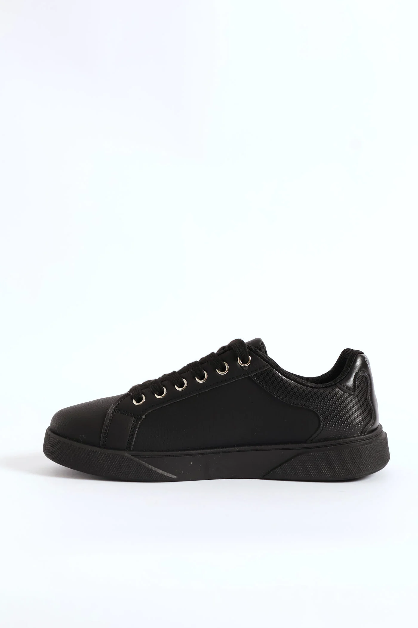 Gold Detail Sneaker - Black - Image 5