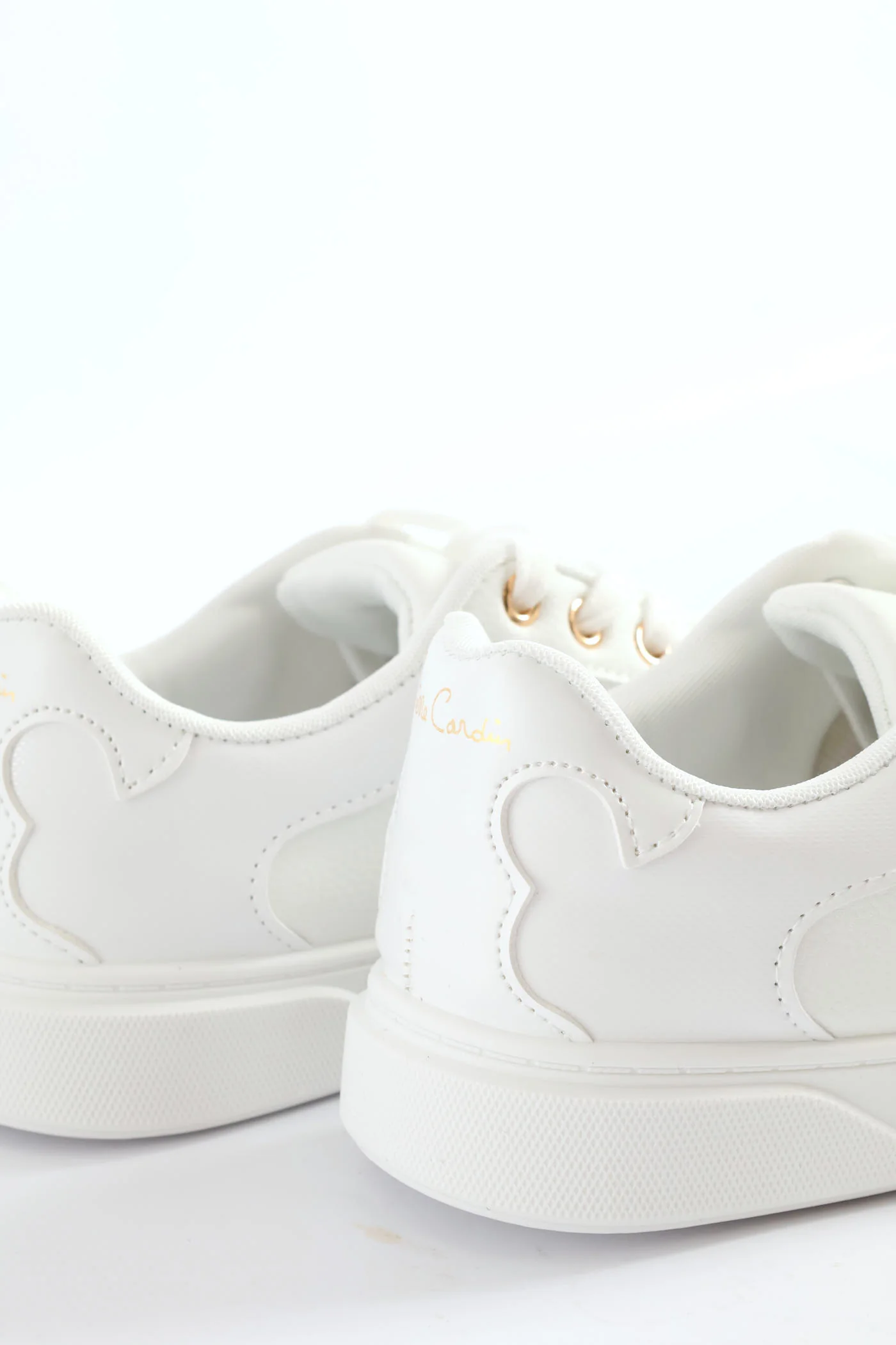 Gold Detail Sneaker - White - Image 2
