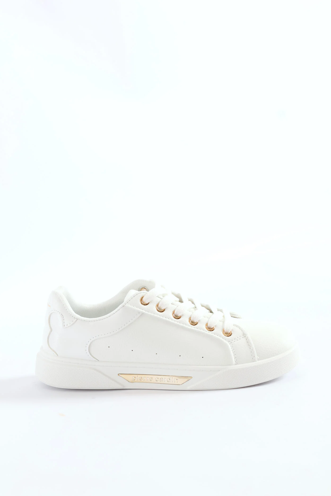 Gold Detail Sneaker - White - Image 3