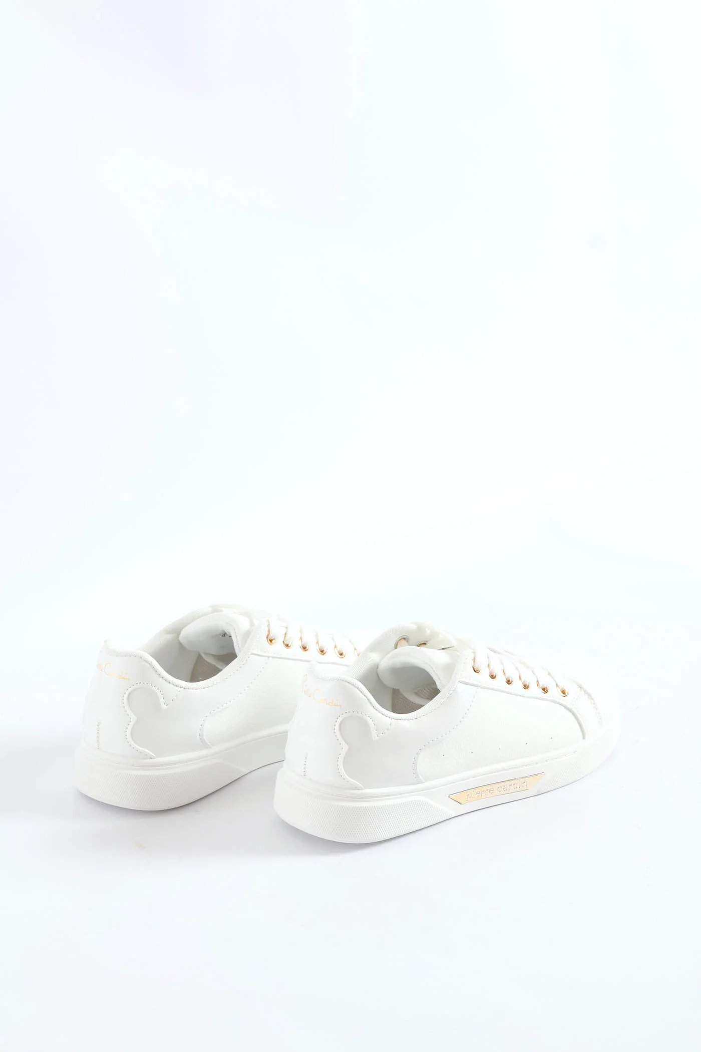 Gold Detail Sneaker - White - Image 5
