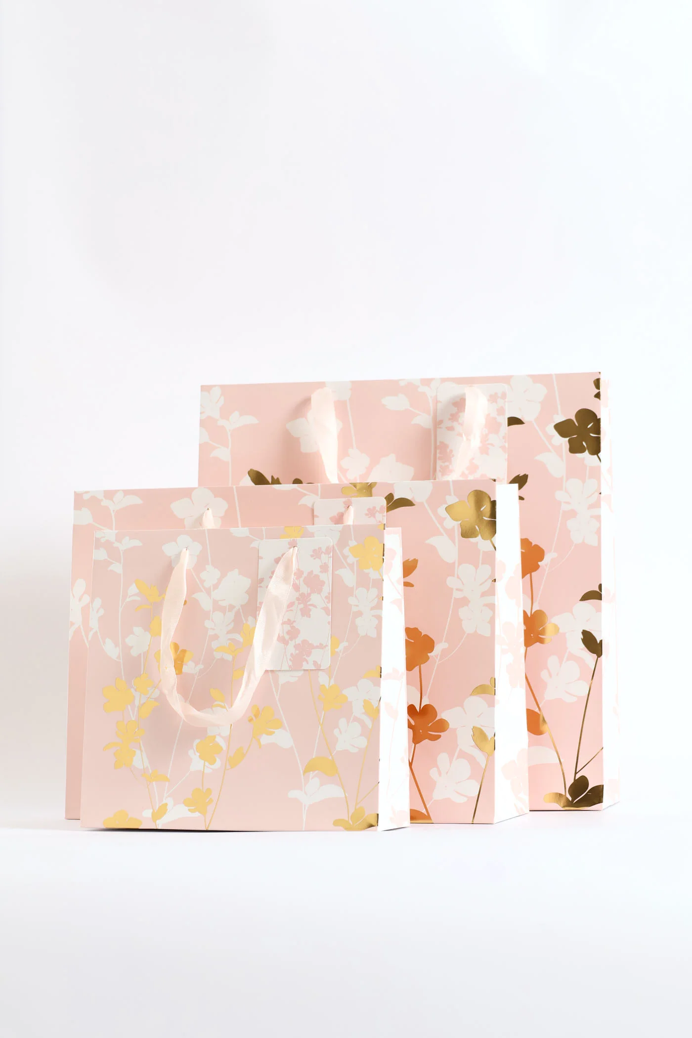 Gold Foil Gift Bag - Pink - Image 4