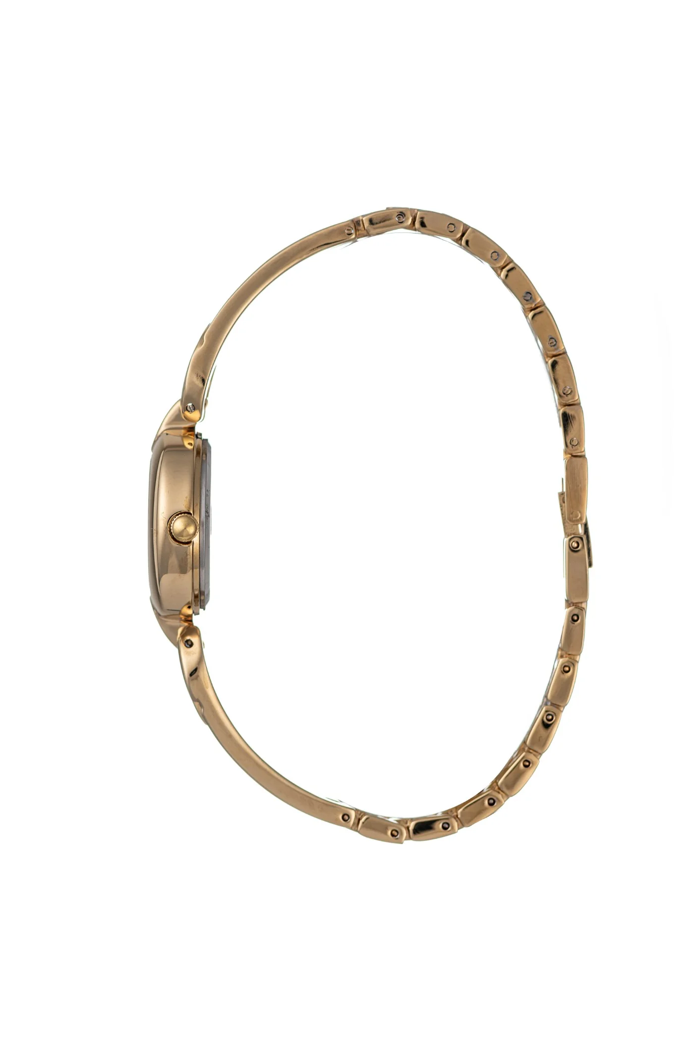 Round Ring Bangle Watch - Gold - Image 3