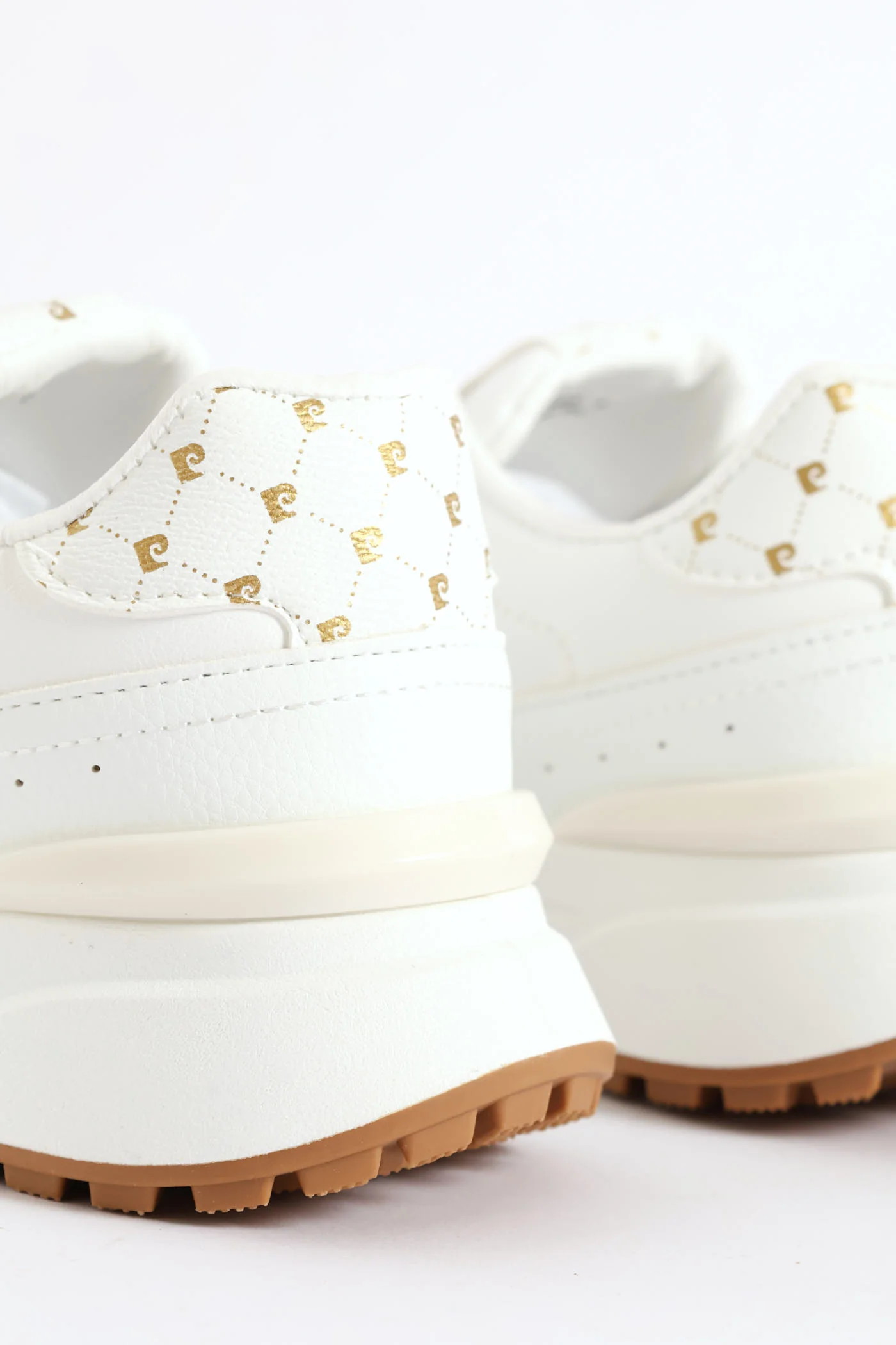 Gold Trim Sneaker - White - Image 2