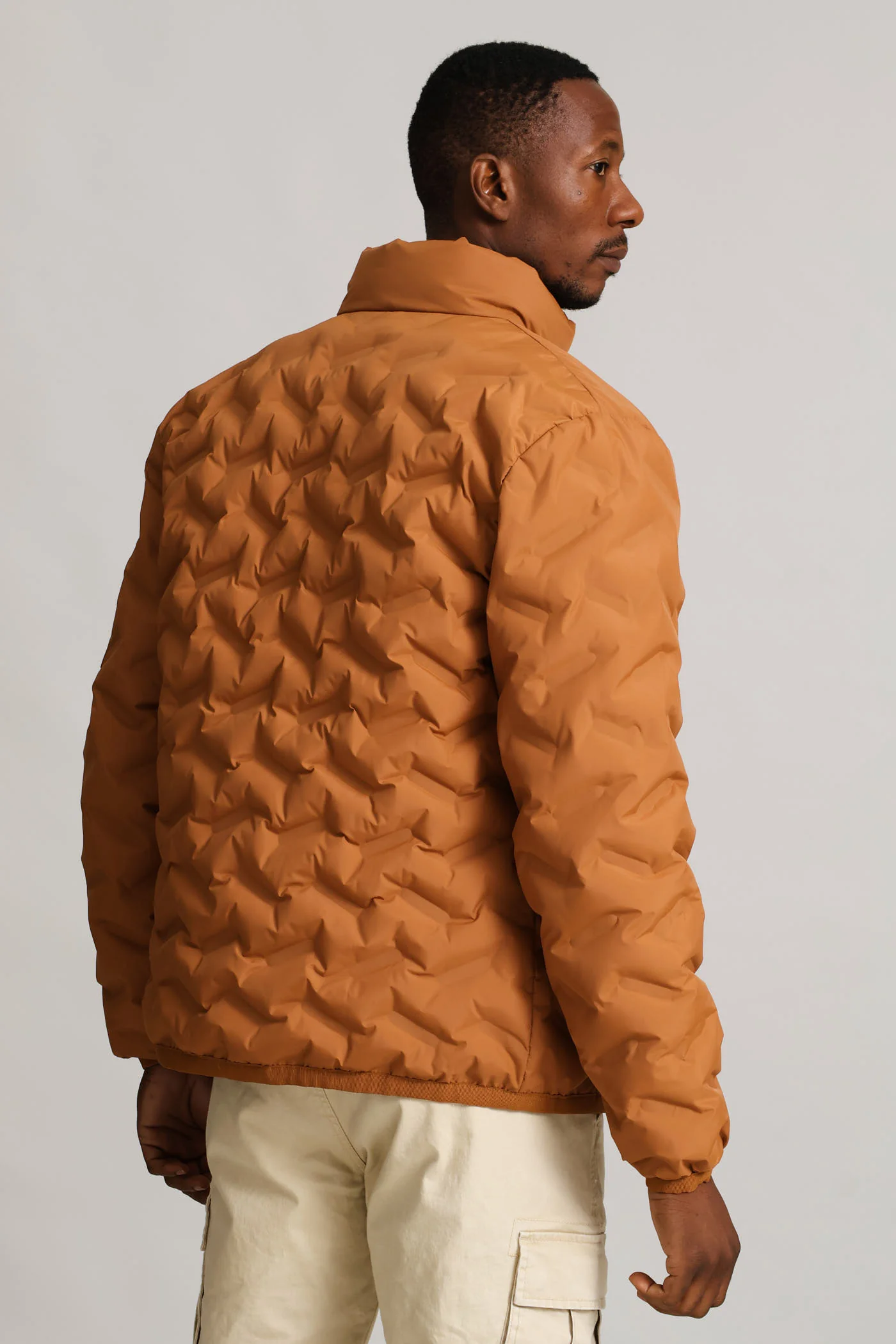 Golden Brown Heat Seal Puffer - Brown - Image 2