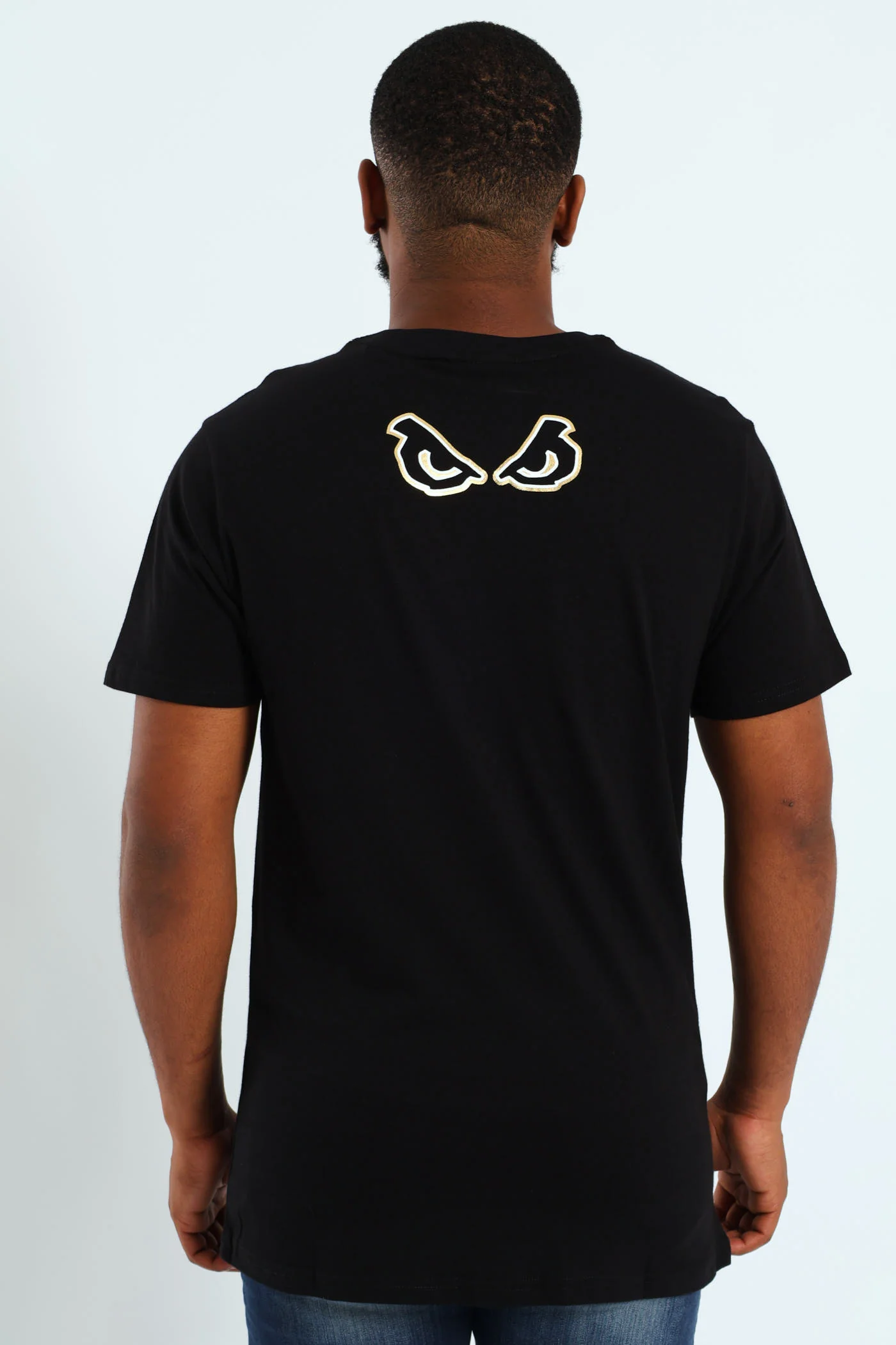 Gothic Text Tee - Black - Image 3