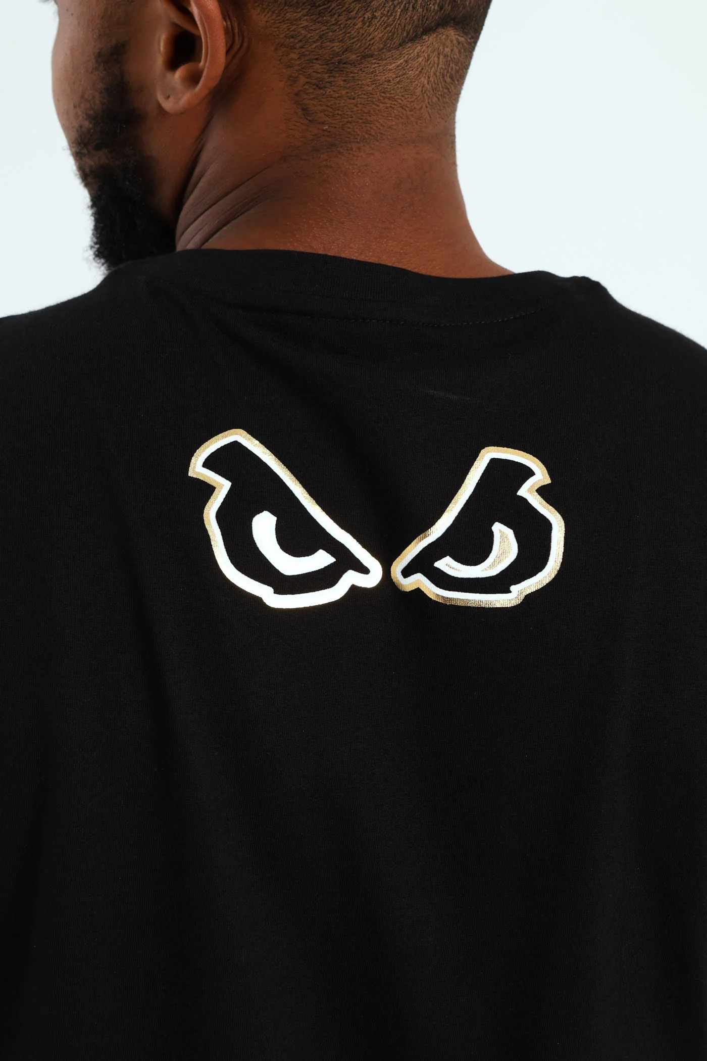 Gothic Text Tee - Black - Image 5