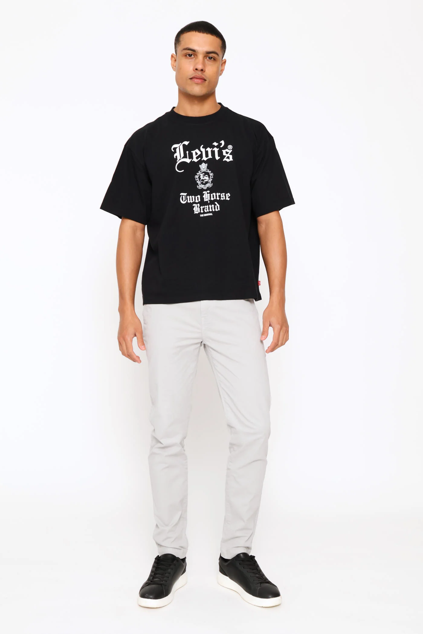Gothic Za Boxy Tee - Black - Image 4
