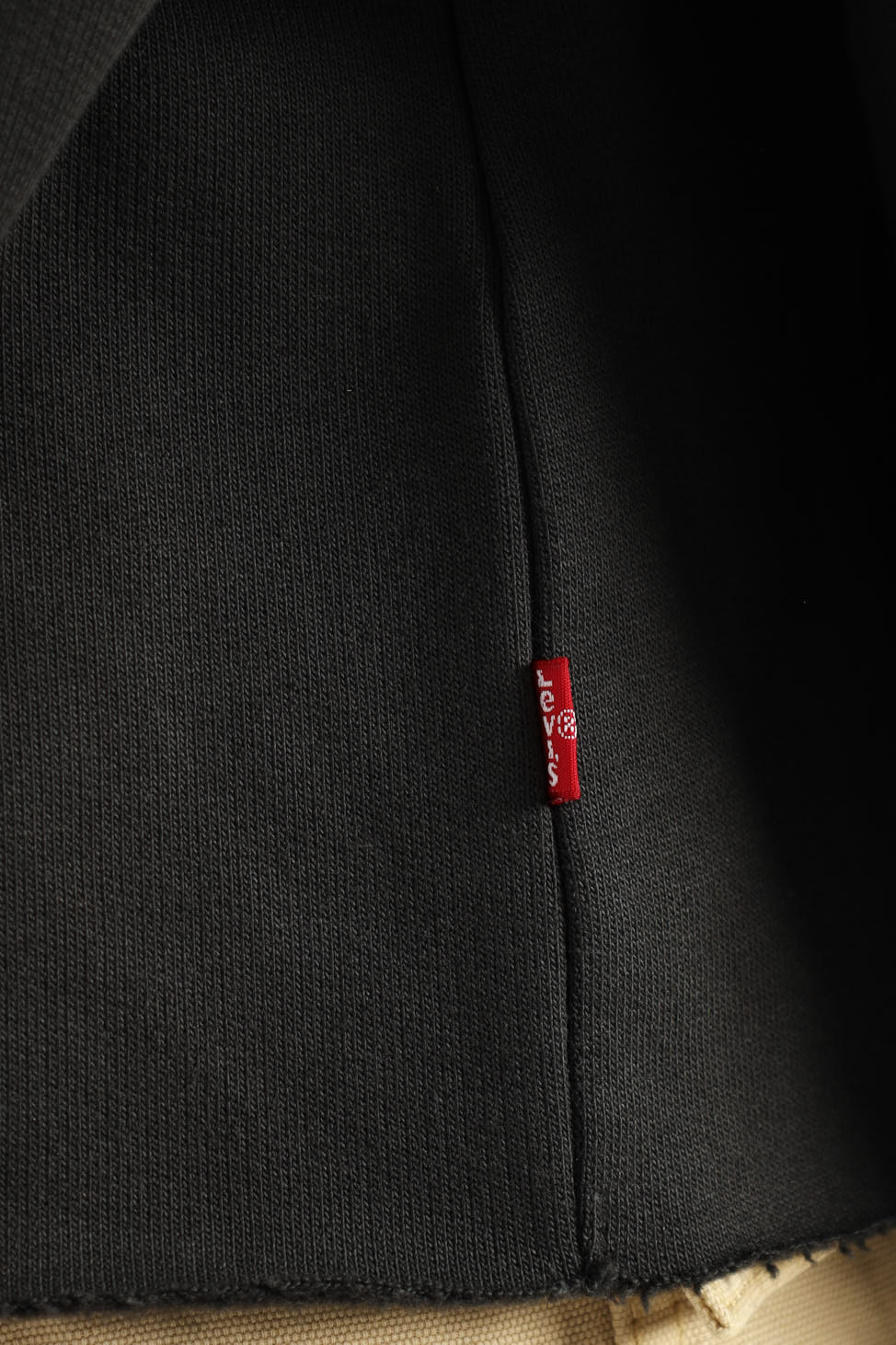 GR Leo Raw Cut Crewneck Top - Black - Image 5