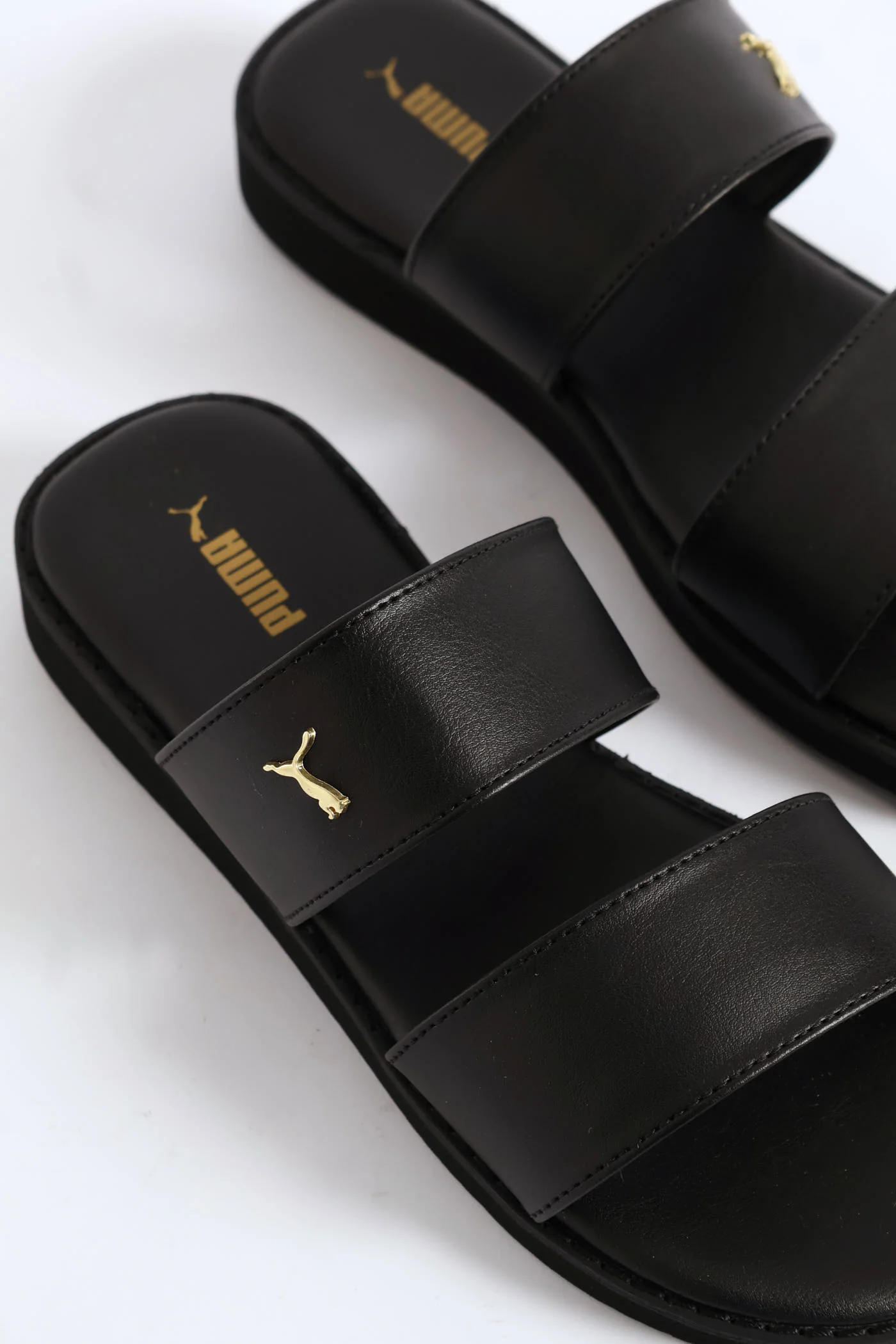 Grace Cat Double Strap Zadp Sandal - Black - Image 2