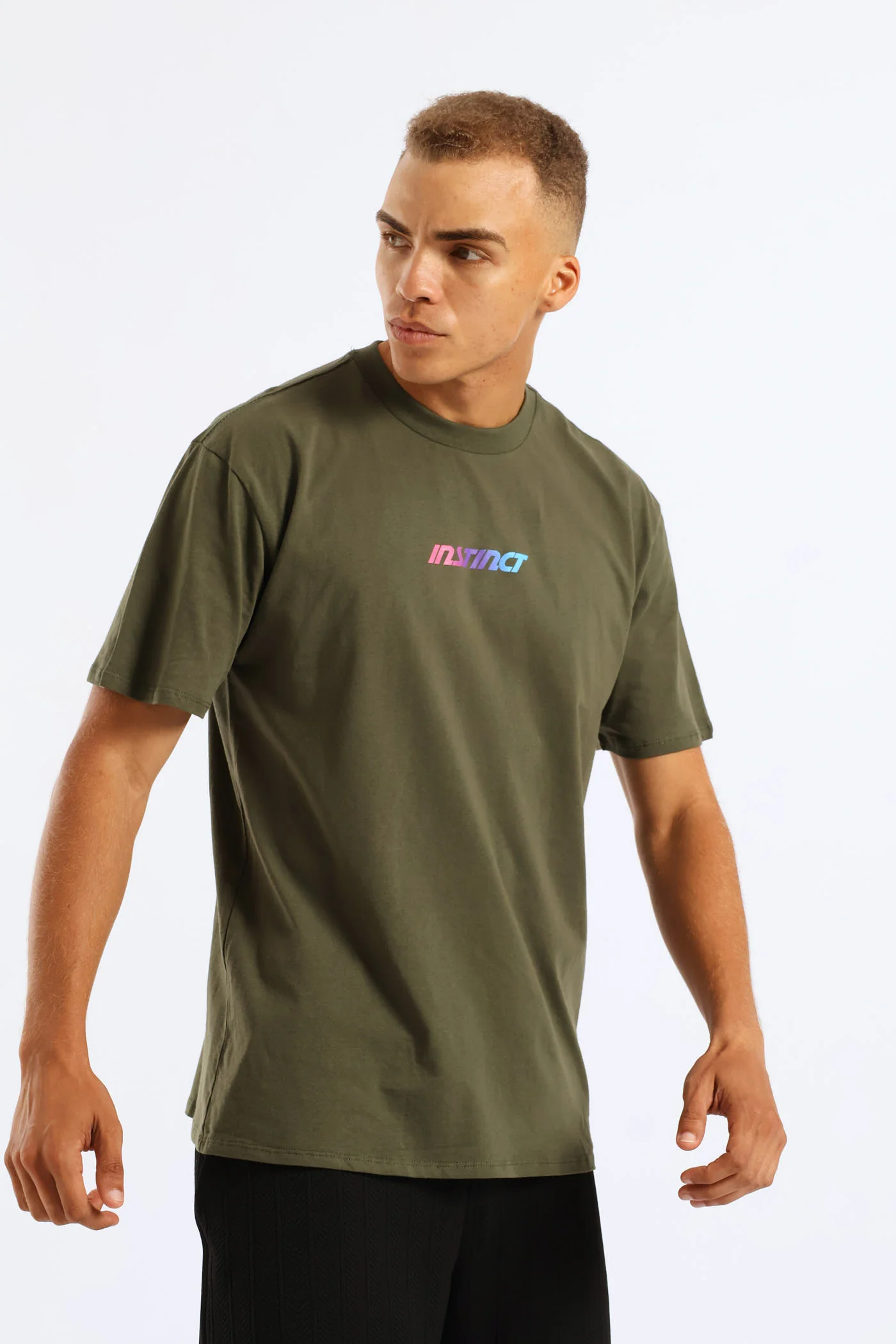 Gradient Logo Tee - Fatigue - Image 3