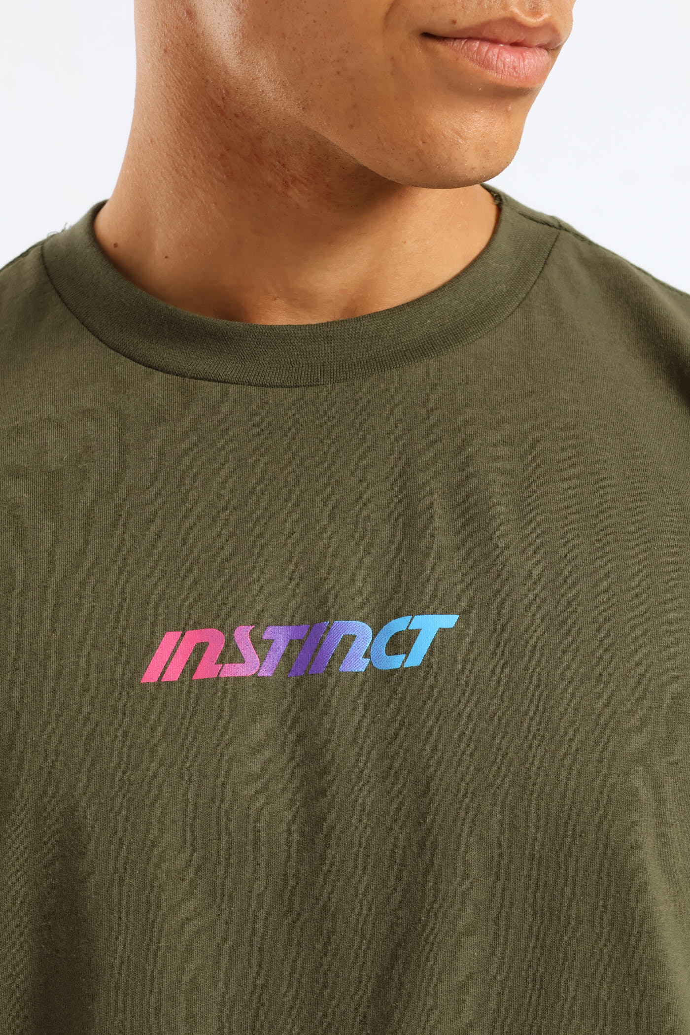 Gradient Logo Tee - Fatigue - Image 5