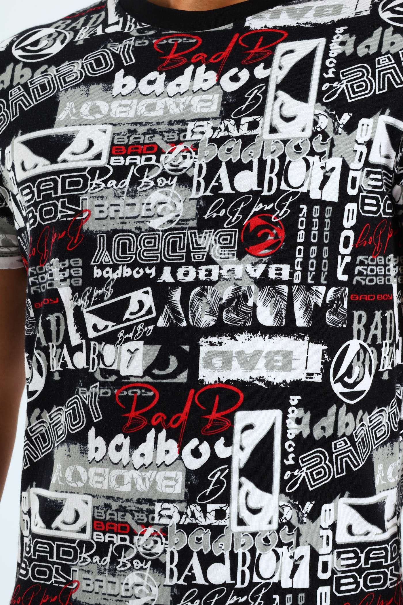Graffiti Print Tee - Black - Image 2