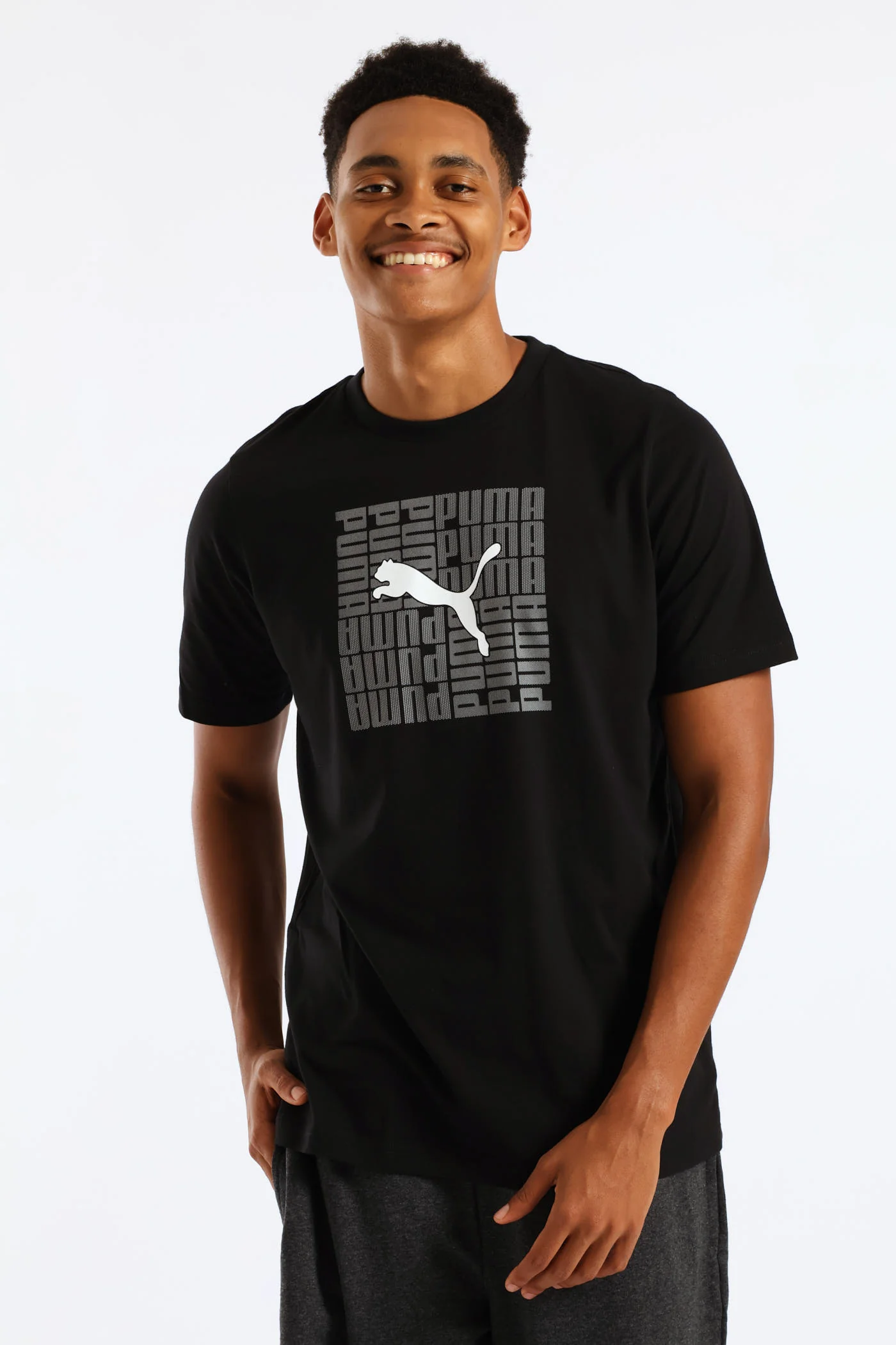 Graphic Box Tee - Black - Image 3