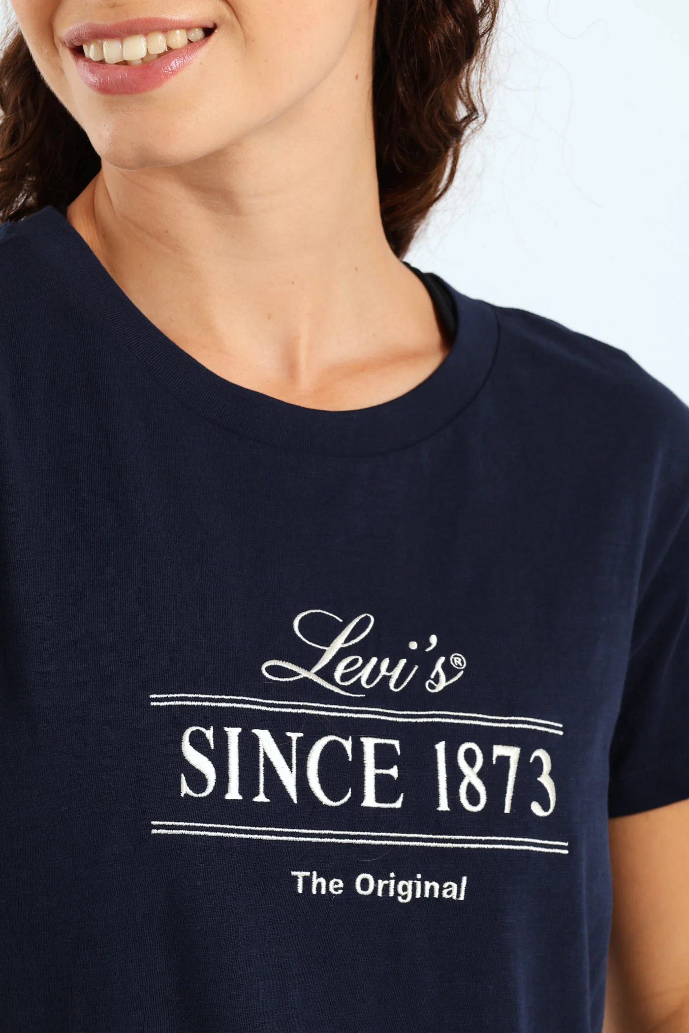 Graphic Boxy Tshirt - Navy - Image 2