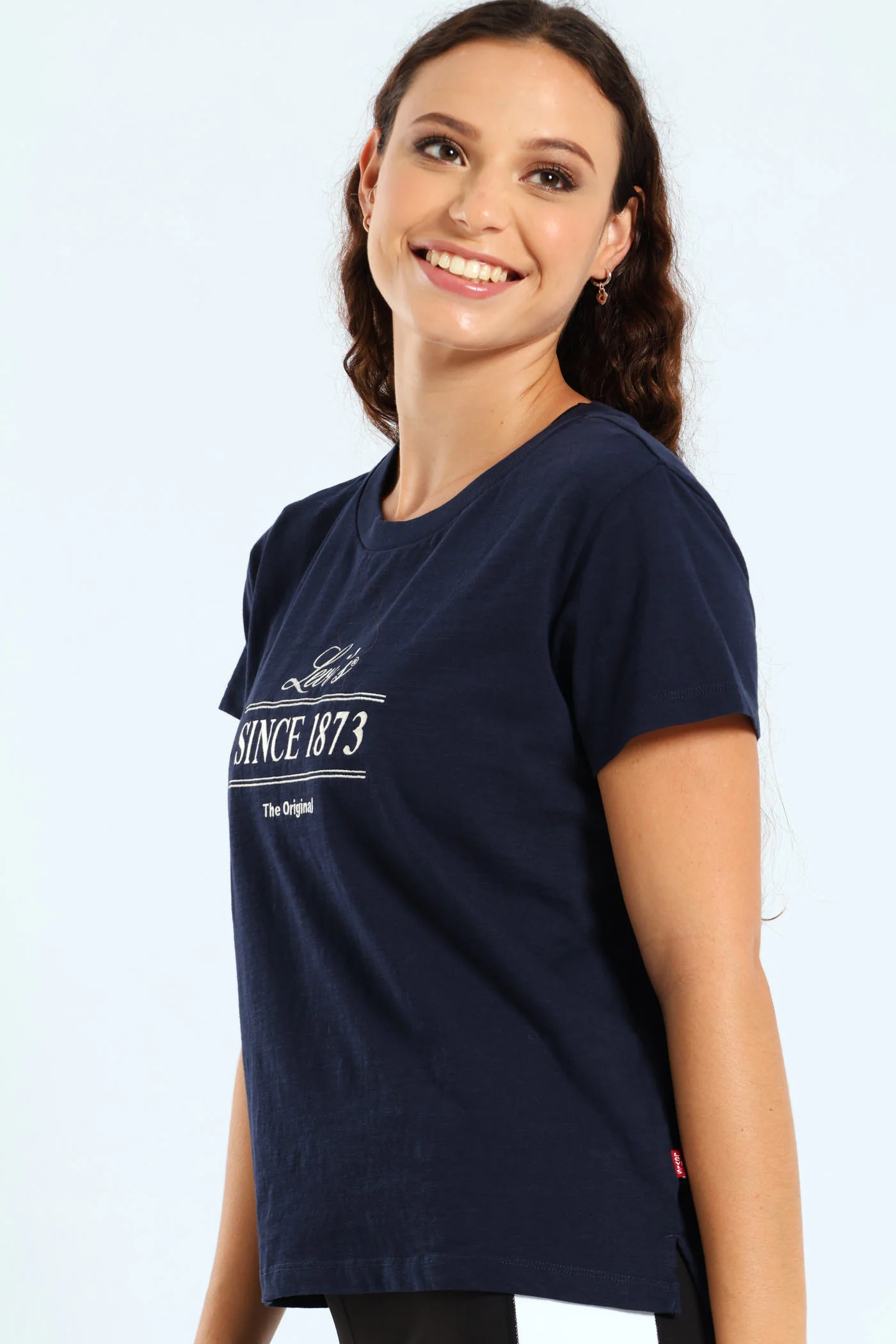 Graphic Boxy Tshirt - Navy - Image 3