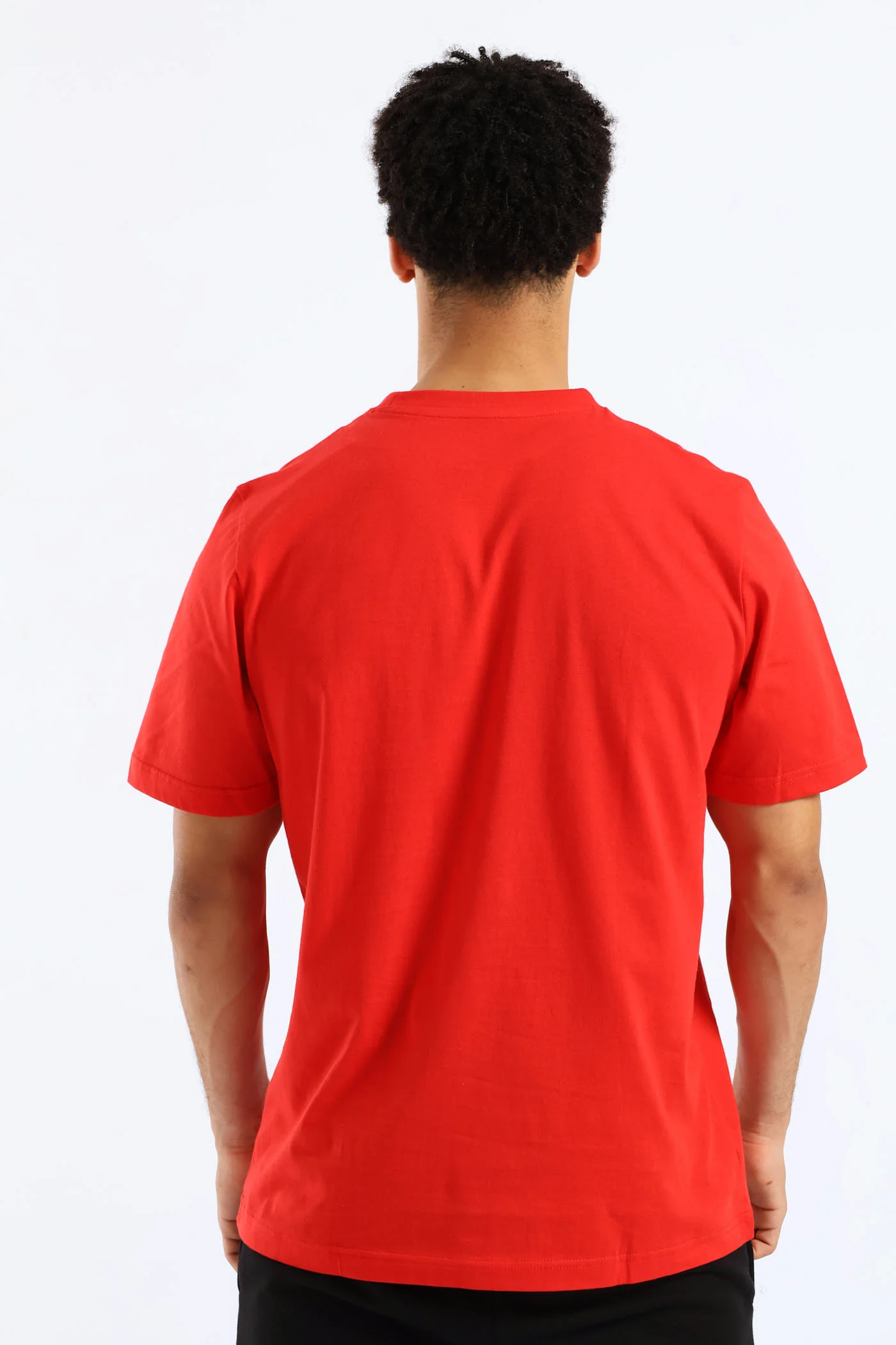 Graphic Cat Logo Tee - Red - Image 4