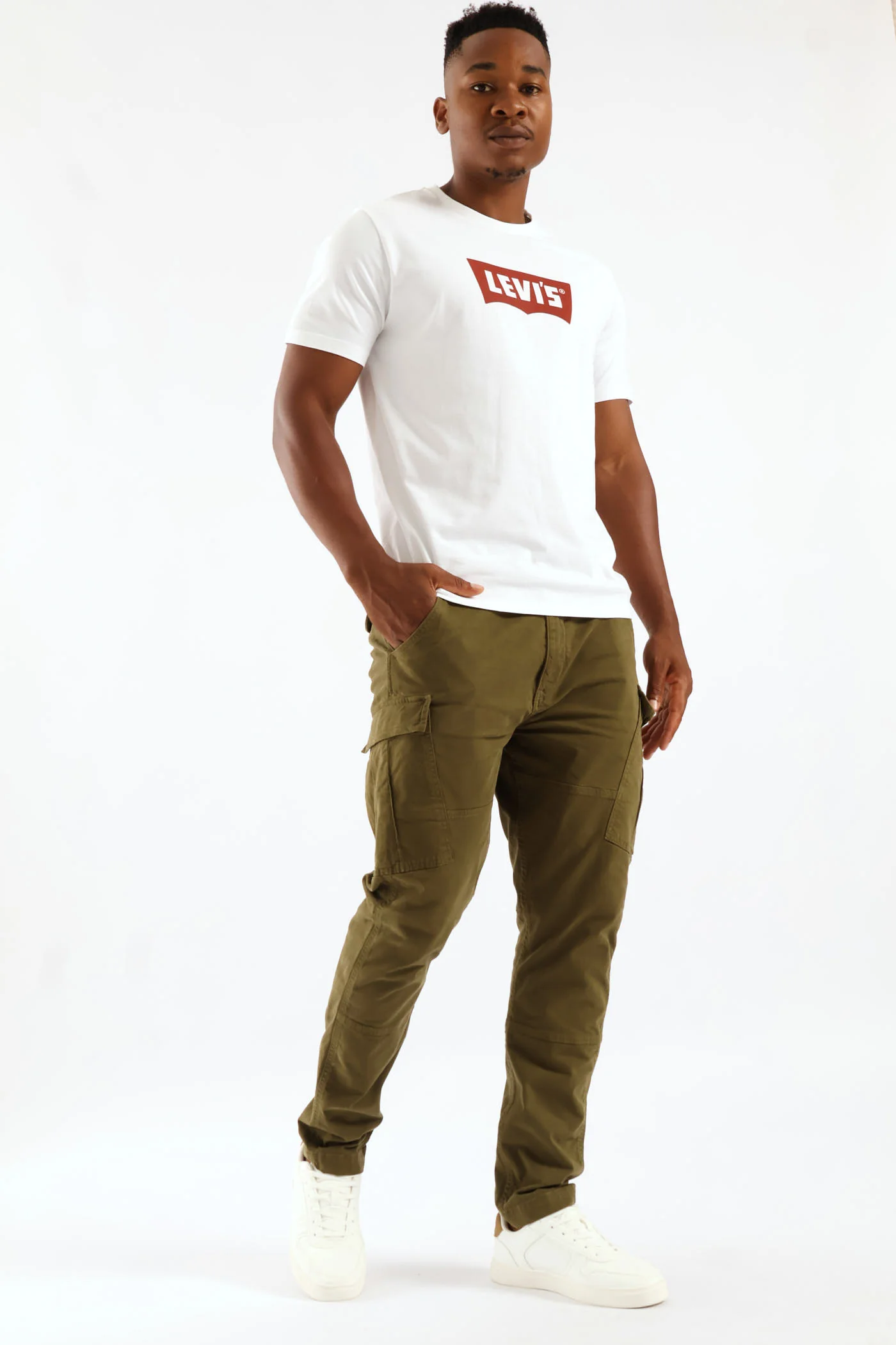 Graphic Crewneck Tee - White - Image 3