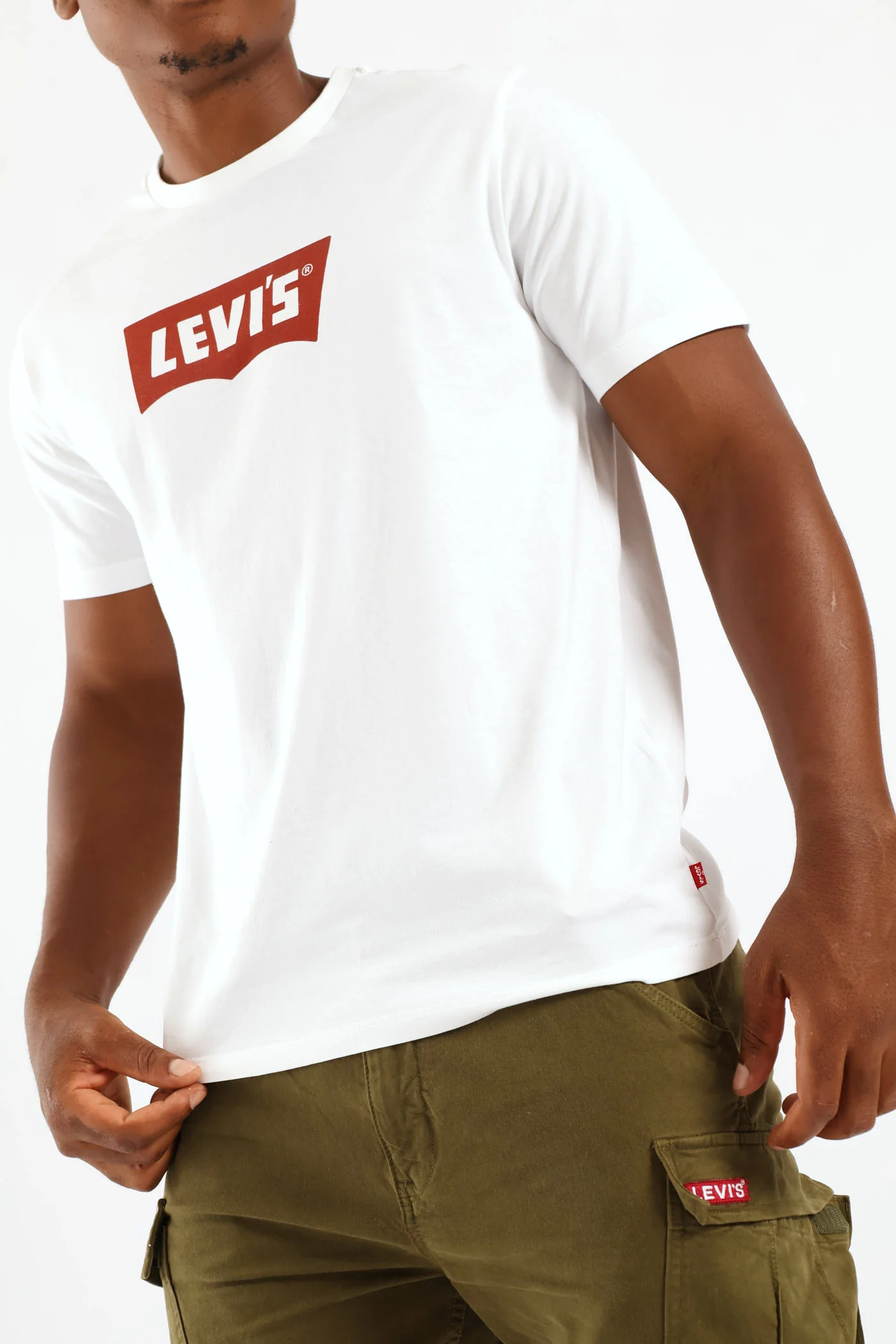 Graphic Crewneck Tee - White - Image 4