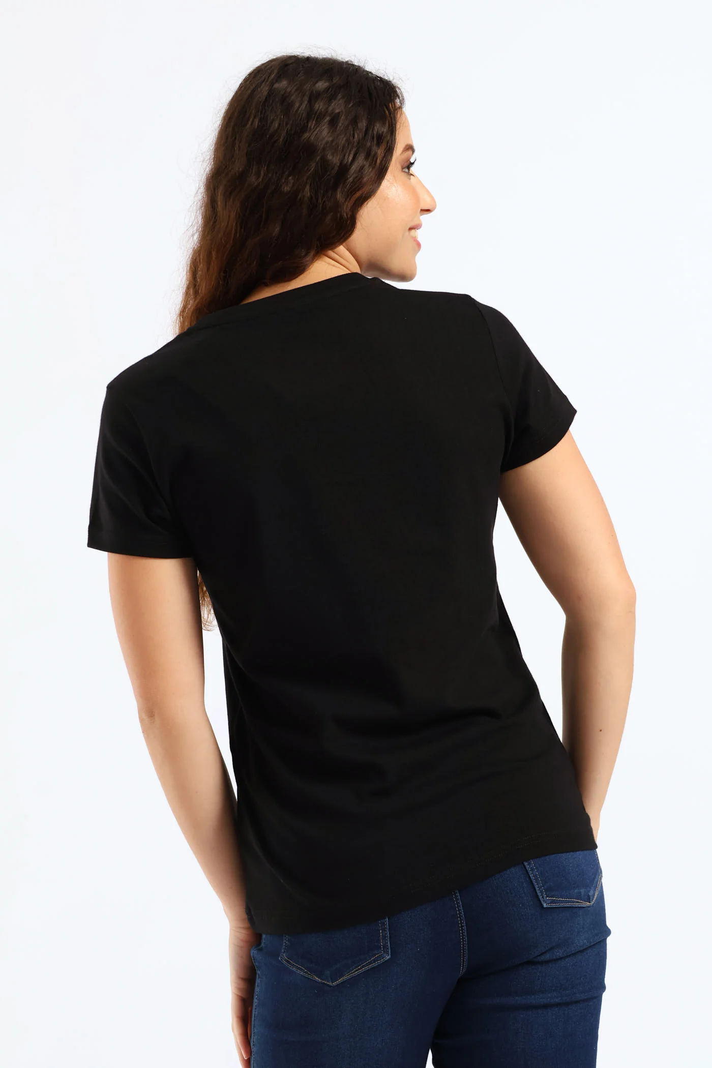 Graphic Gradient Tee - Black - Image 4