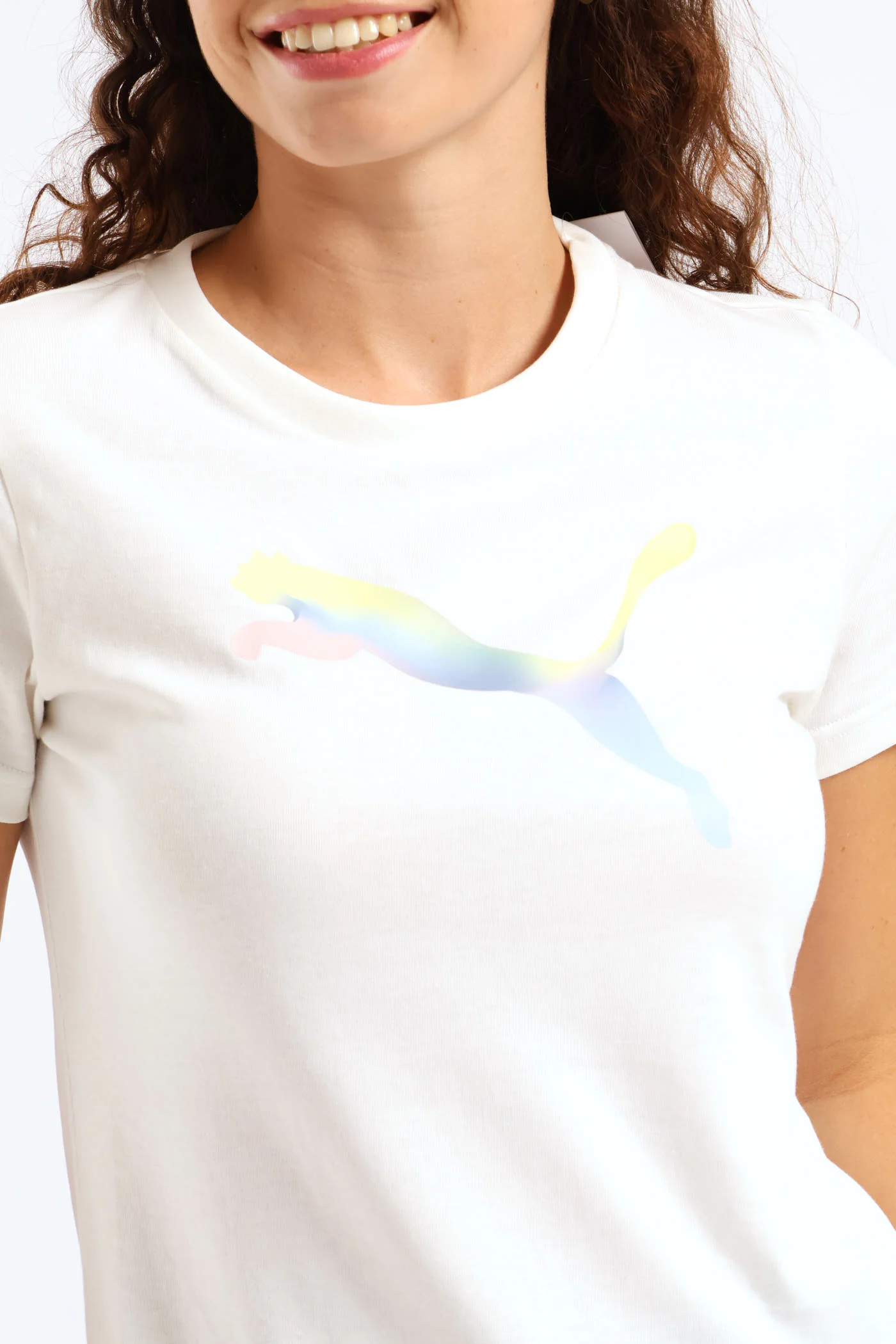 Graphic Gradient Tee - White - Image 2