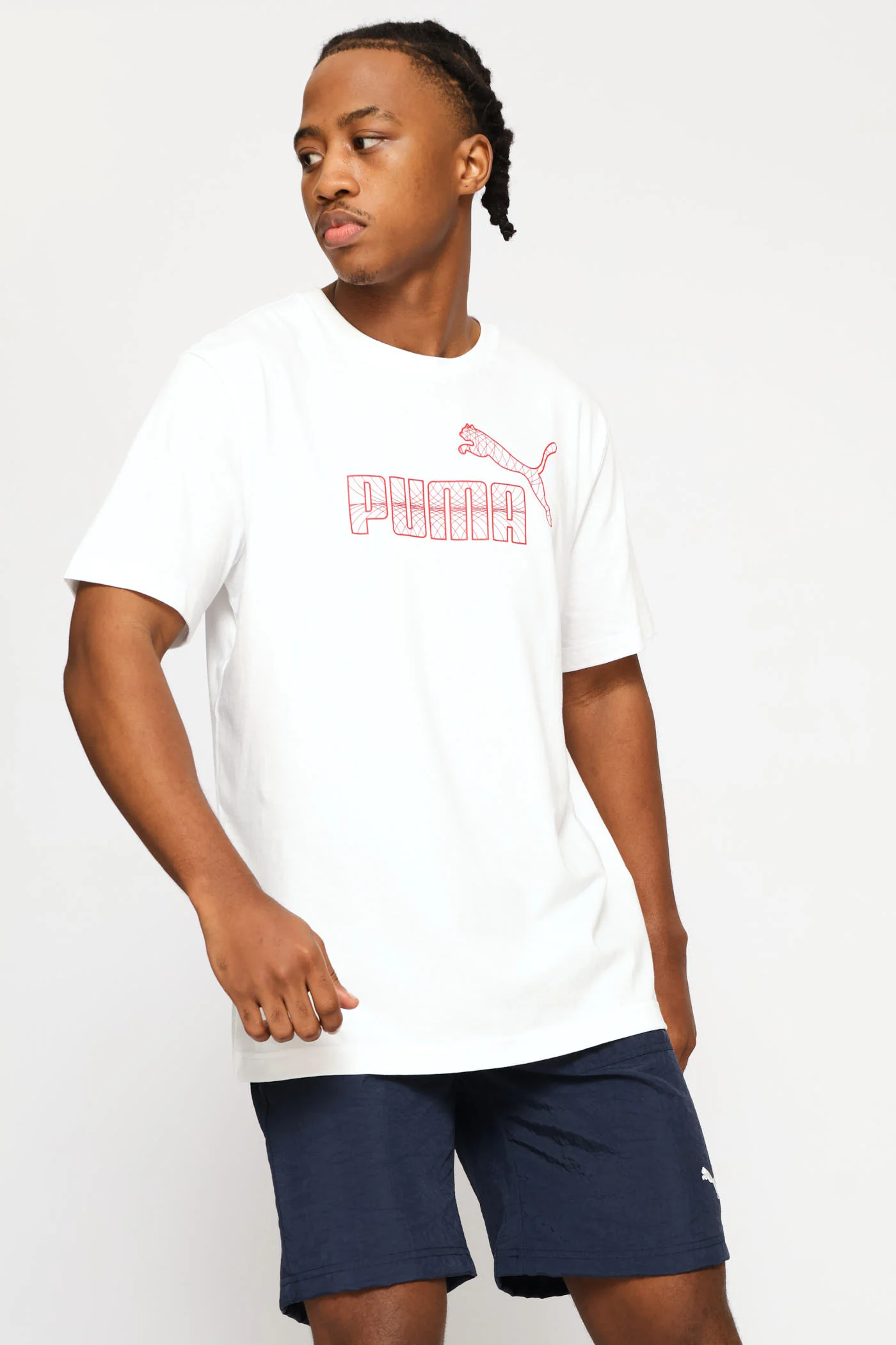 Graphic Logo Tee - White - Image 3