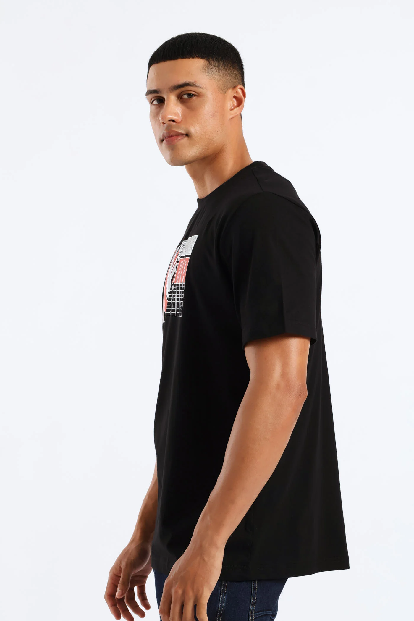 Graphic Motorsport Tee - Black - Image 3