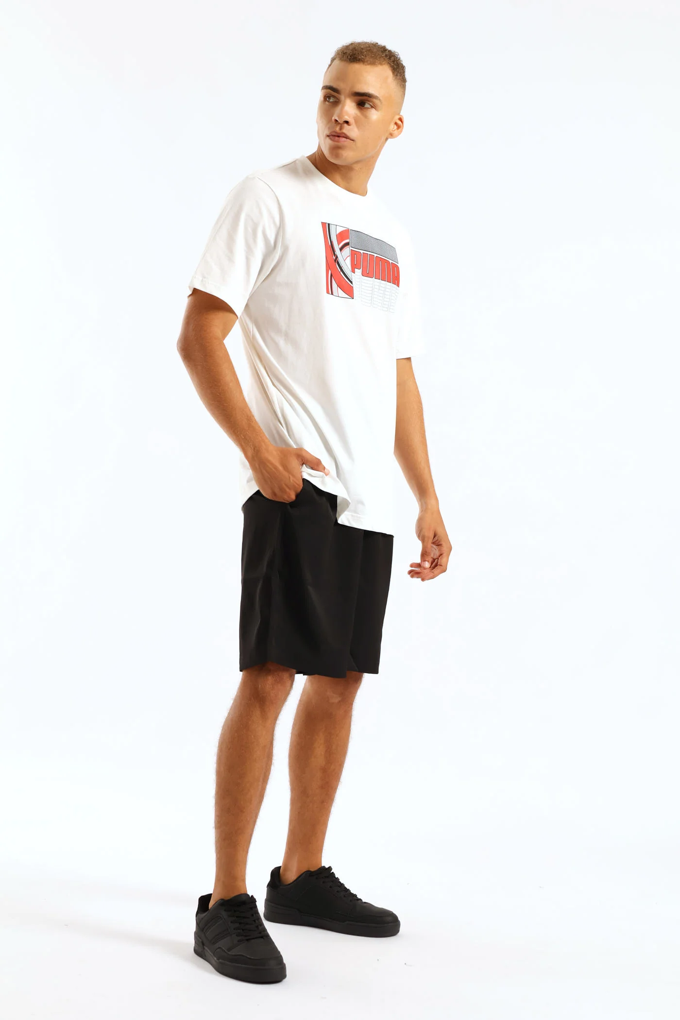 Graphic Motorsport Tee - White - Image 3