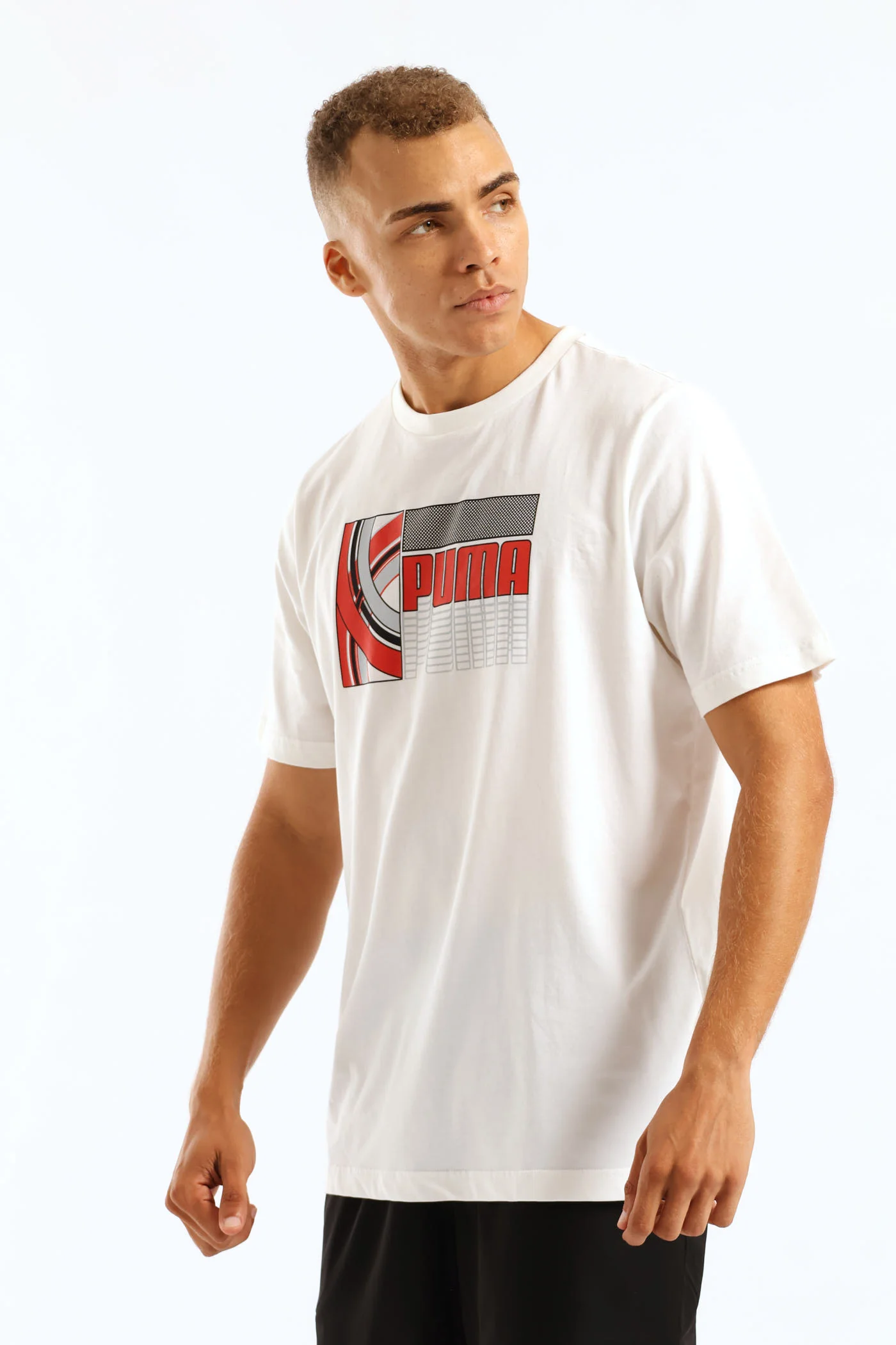Graphic Motorsport Tee - White - Image 4