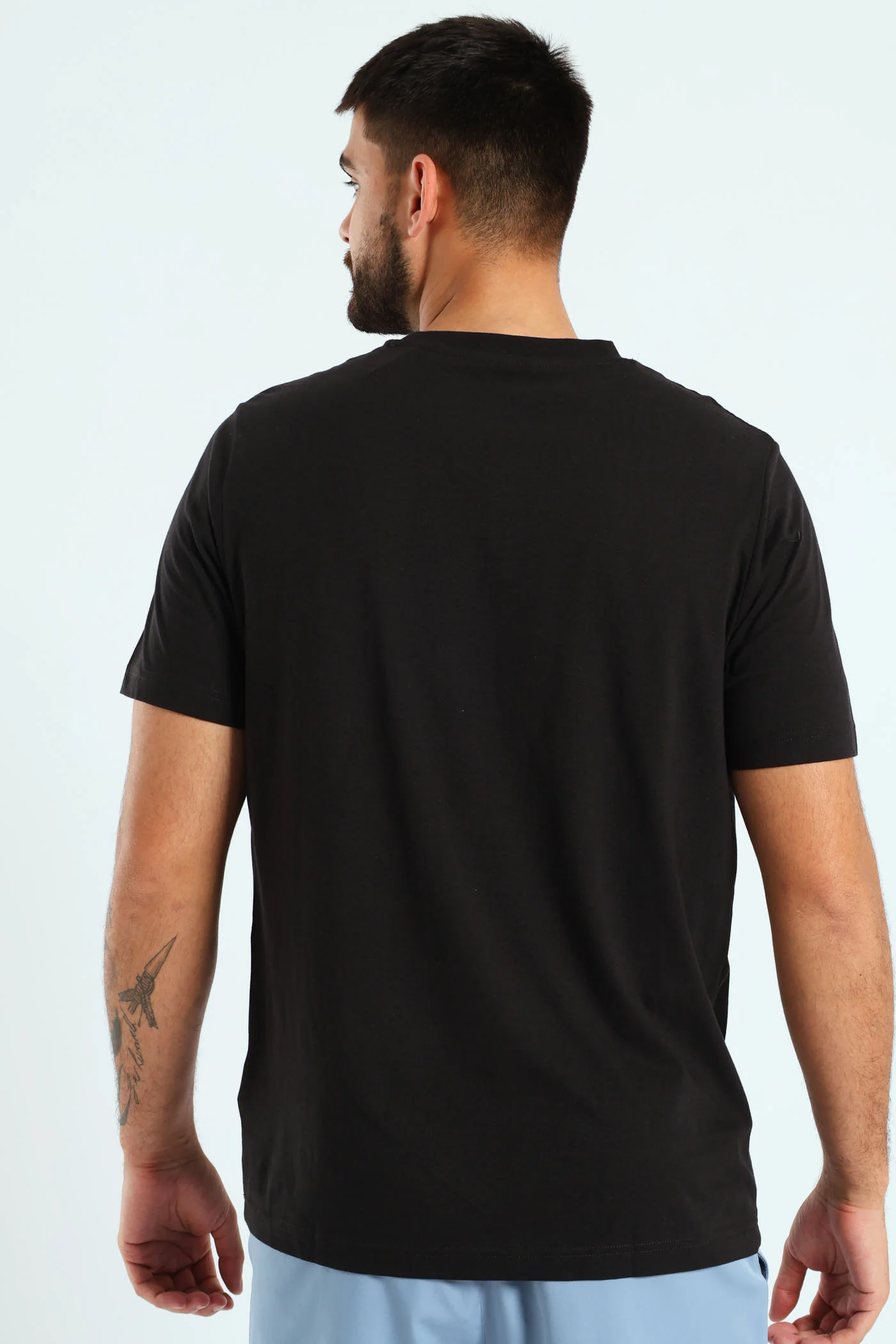 Graphic No.1 Logo Tee - Black - Image 4