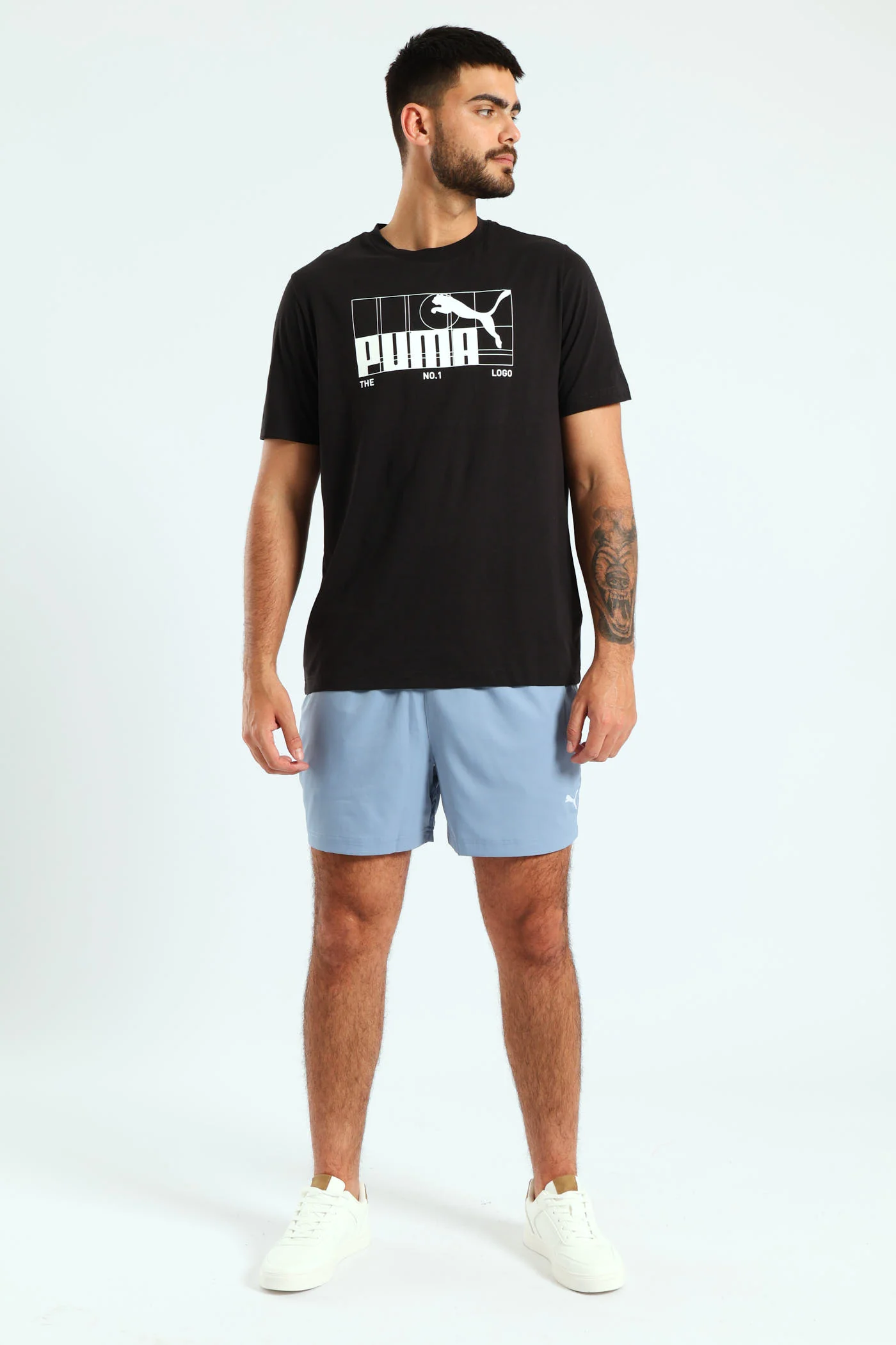 Graphic No.1 Logo Tee - Black - Image 5